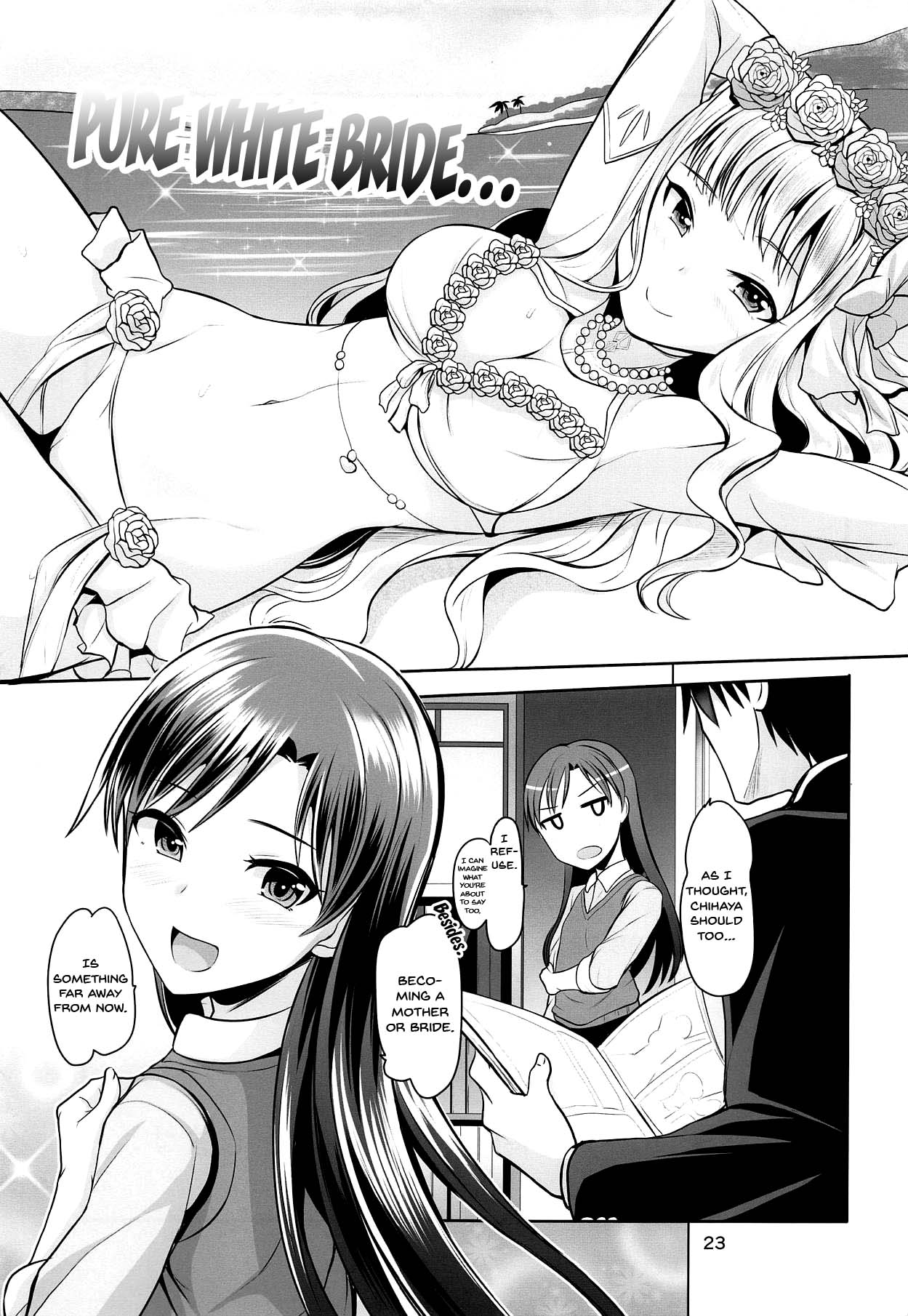 (C94) [Mikandensya (Dan)] Pure bride (THE IDOLM@STER) [English] [Doujins.com] page 24 full