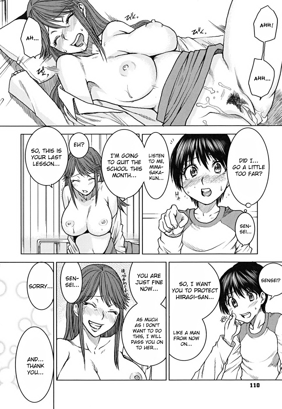 [Ooshima Ryou] Yorokobi ni Saku Karada | A Body Blooming in Pleasure [English] {doujin-moe.us} page 110 full