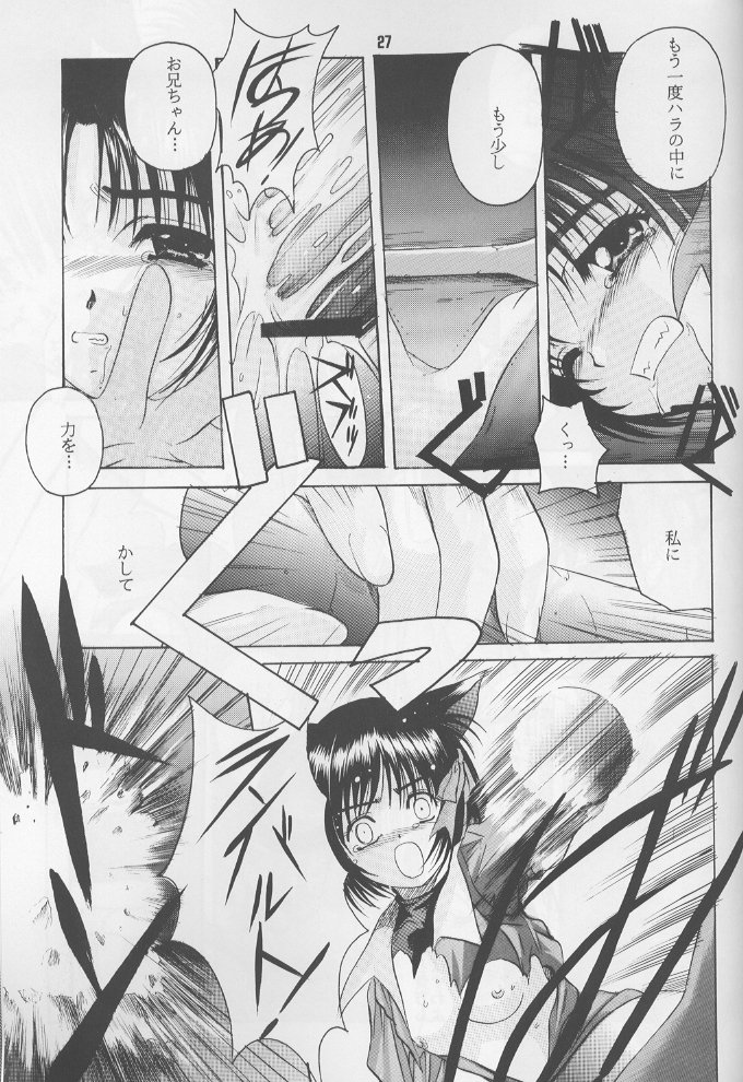 (C60) [Jiyuugaoka Shoutengai (Hiraki Naori)] ruri iyarashii koneko noshitsuke hou (shibireru daiou) page 26 full