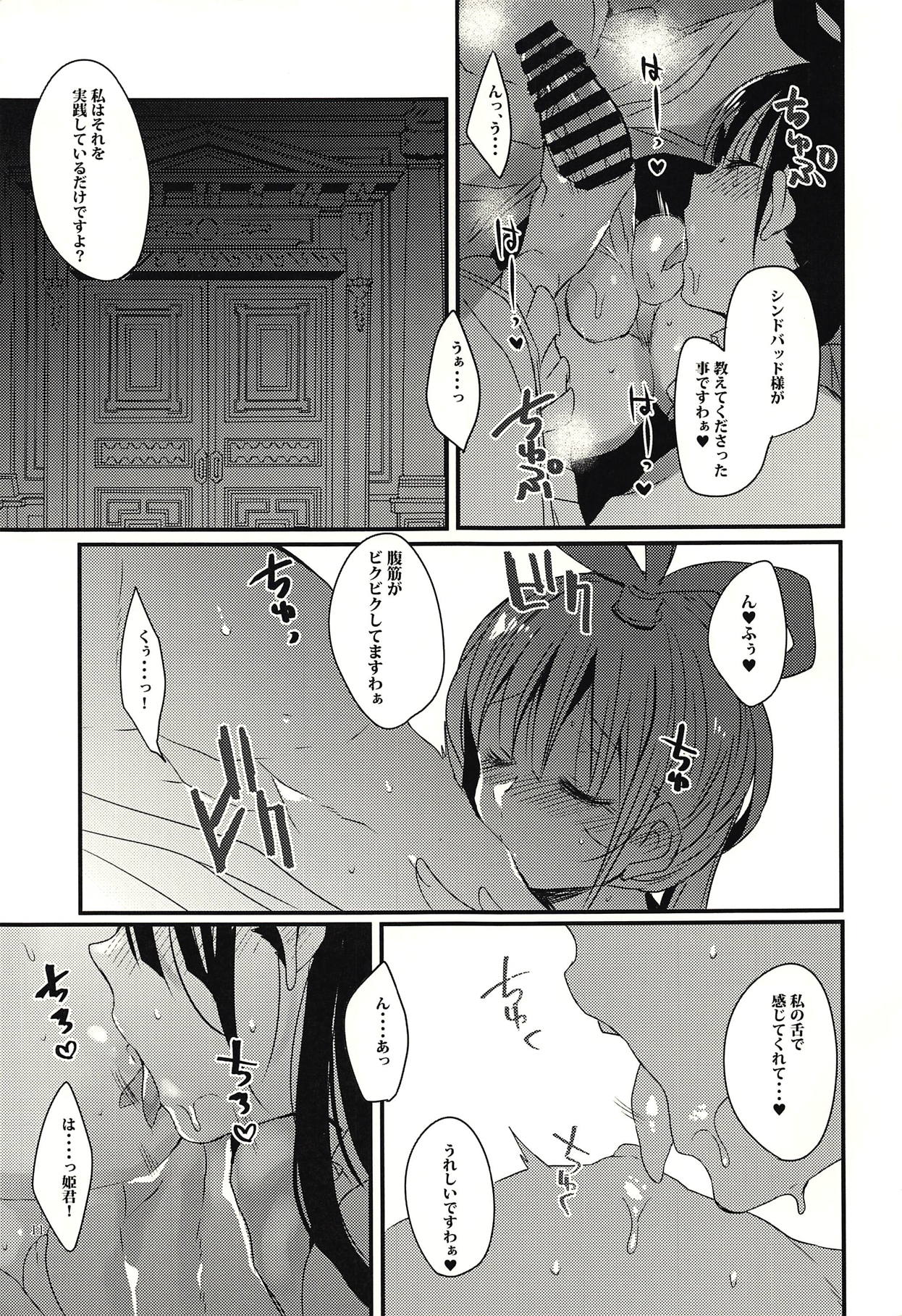 (C93) [Mamedaifukuya (Mameko)] Donna Anata demo Aishiteru (Magi: The Labyrinth of Magic) page 10 full