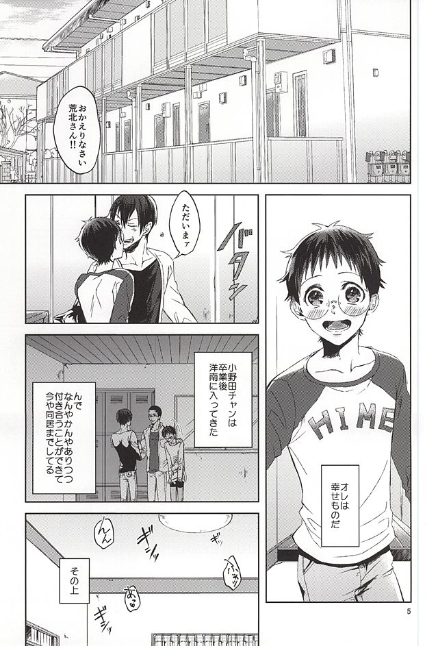 (SUPER24) [Aozorasou802 (Umaco)] Ore no Onoda-chan ga Eroi Kotoba Tsukaukara! (Yowamushi Pedal) page 2 full