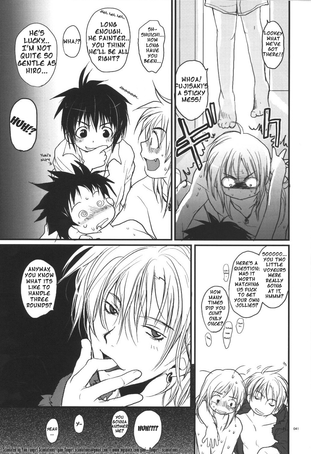 [CROCODILE-Ave. (Gangstar Yoshio)] Megamix Gravitation Capybara (Gravitation) [English] [Yaoi Fangirl Scanlations] page 38 full