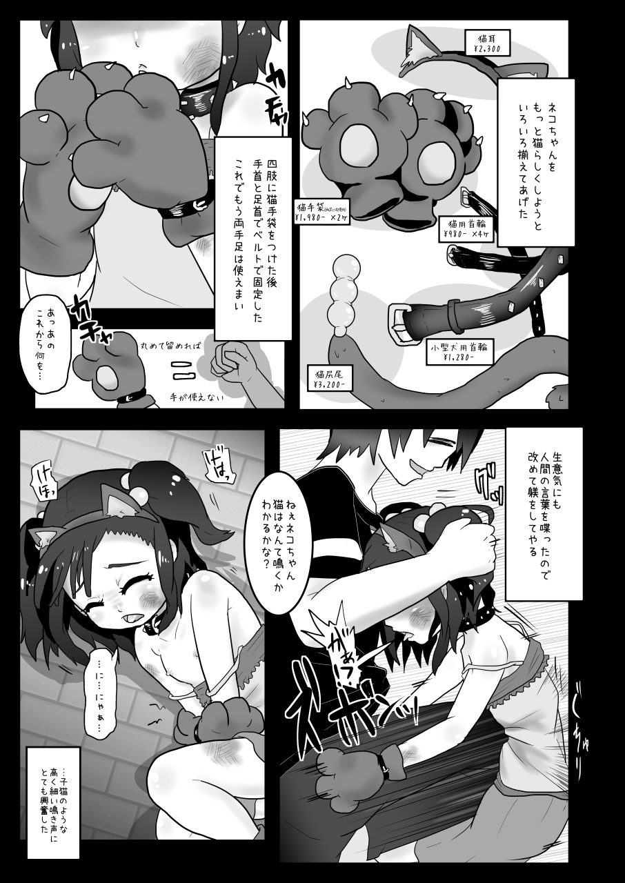 [Dennou Chocolate (AwA)] Kuromutsu-san to Hiroi Neko-chan [Digital] page 9 full