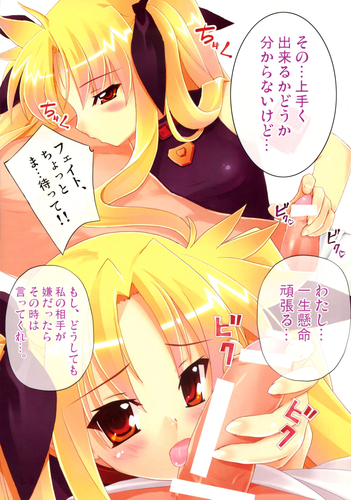 (COMIC1) [STUDIO HIMAWARI (Himukai Kyousuke)] Fate-san no Katei no Jijou (Mahou Shoujo Lyrical Nanoha) page 5 full