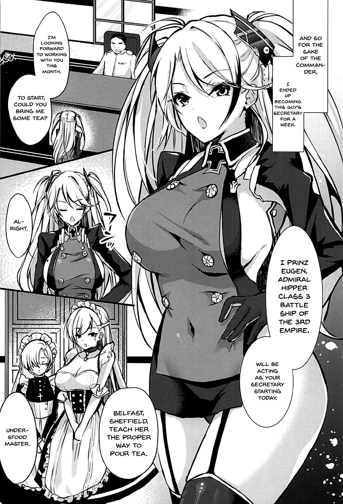 (C94) [Ichigo Crown (Yuzuri Ai)] EINE FALLE (Azur Lane) [English] {Doujins.com} page 3 full
