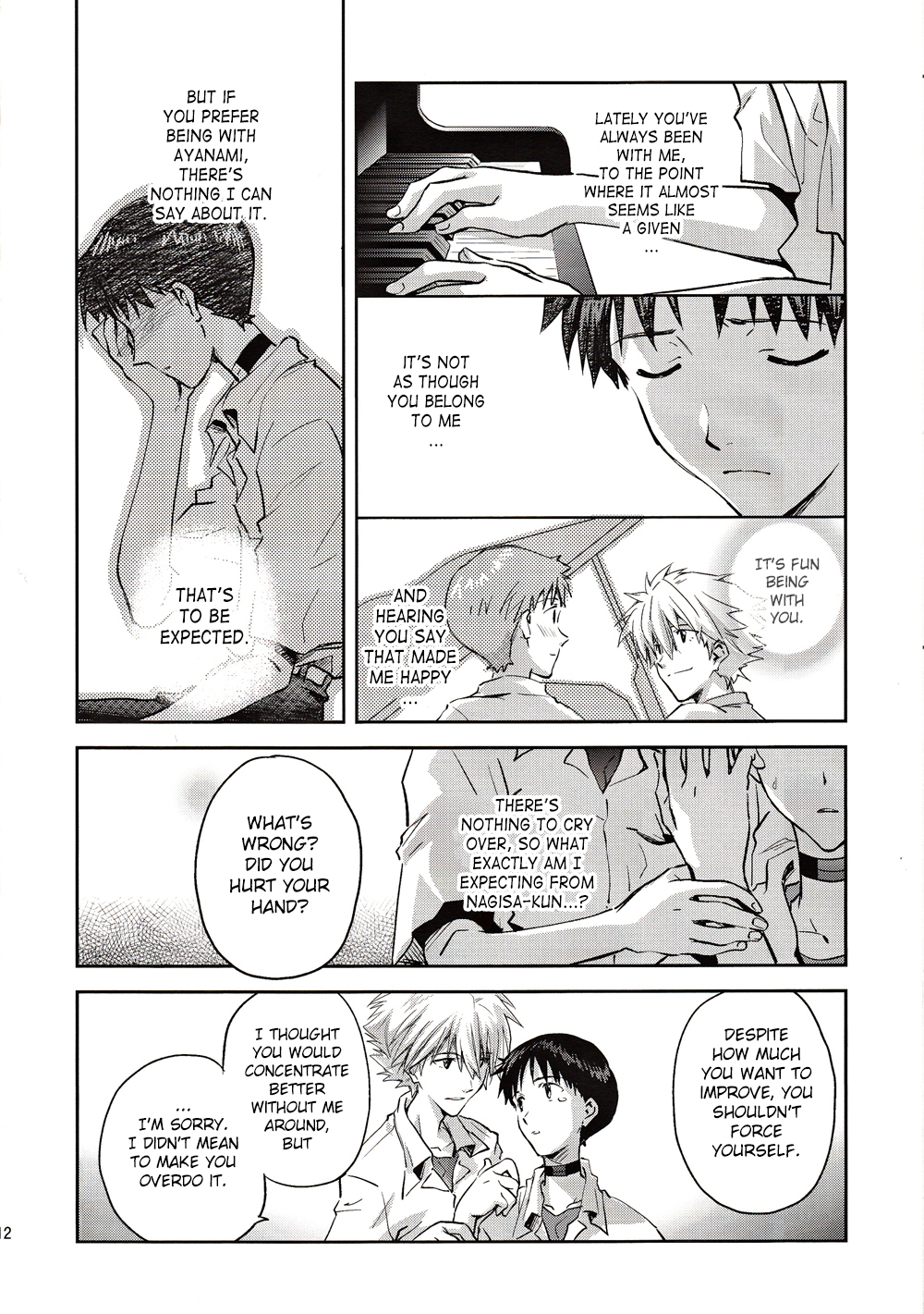 (Kimi to no Rendan) [Getsumen-Spiral (Mayama Satori)] ~Klavier 2~ (Neon Genesis Evangelion) [English] page 11 full