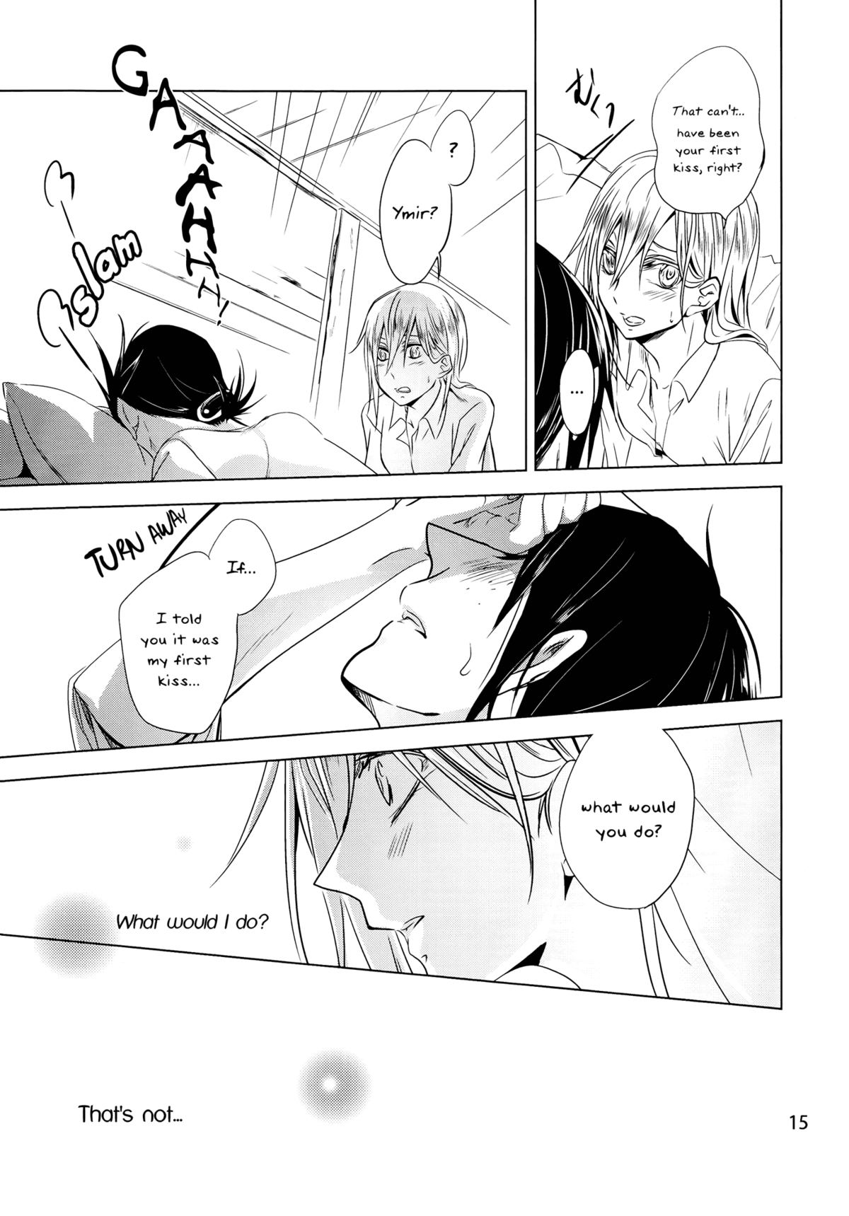 (C86) [Komorebitei (Sora)] Hatsutaiken. | Their First Time (Shingeki no Kyojin) [English] [Yuri-ism] page 16 full