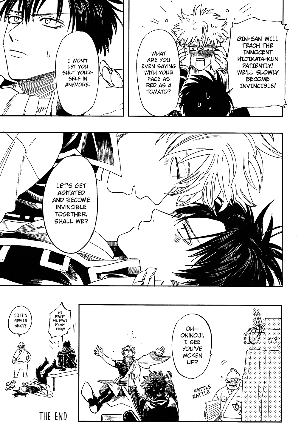 (C94) [Gekirin (Syaku)] Yowacchimauze | Become Weak (Gintama) [English] [Baragaki Scans] page 67 full