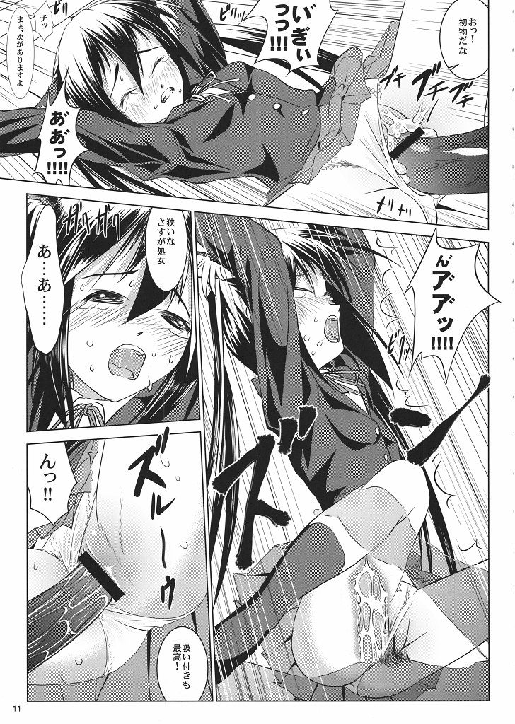 (SC48) [W@nd (Ten Ga)] Azunyan Buchou Shuunin (K-ON!) page 10 full