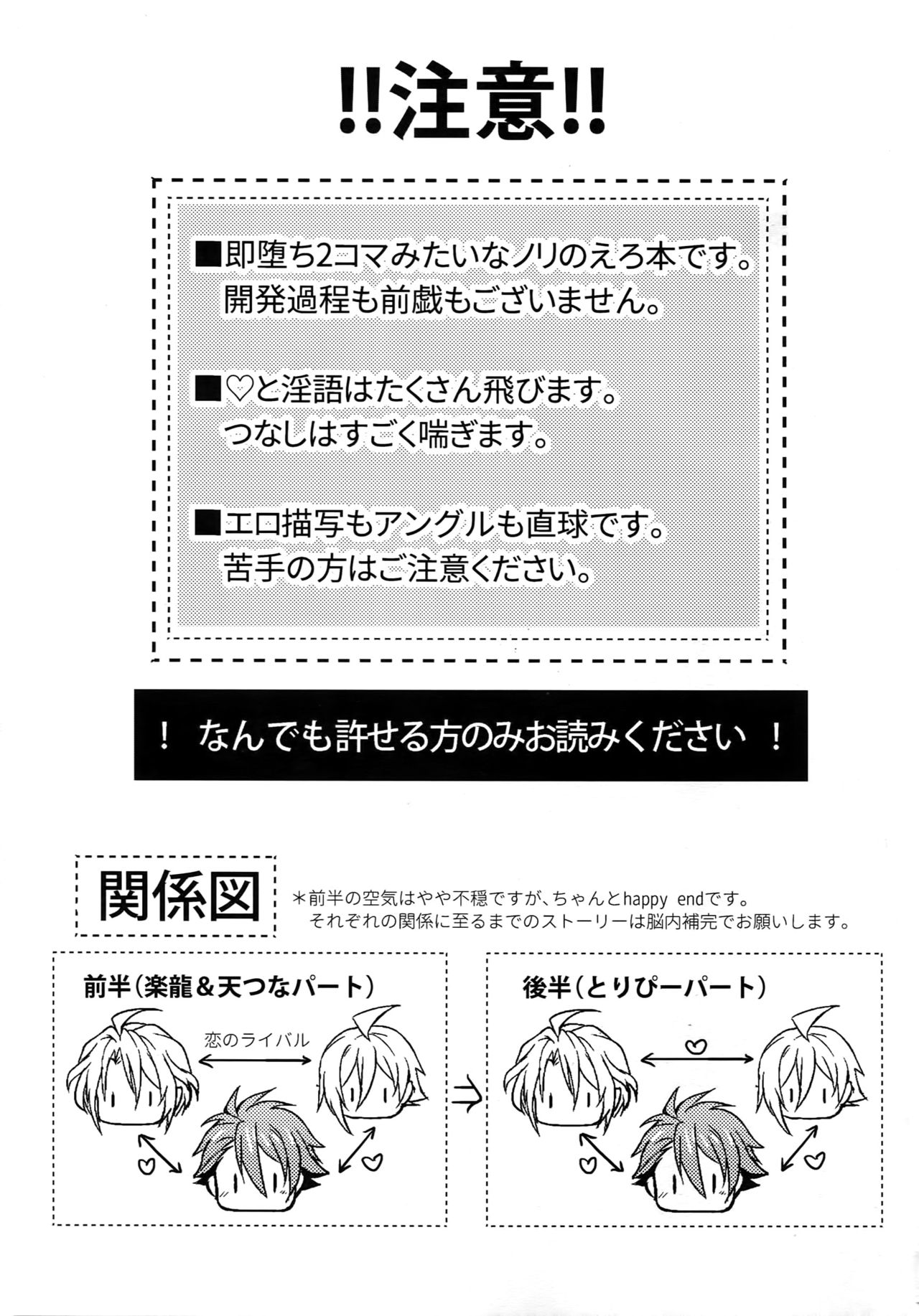 (TOP OF THE STAGE 18) [Nounaihokan (K. K usako)] Seichou Kiroku (IDOLiSH7) page 2 full