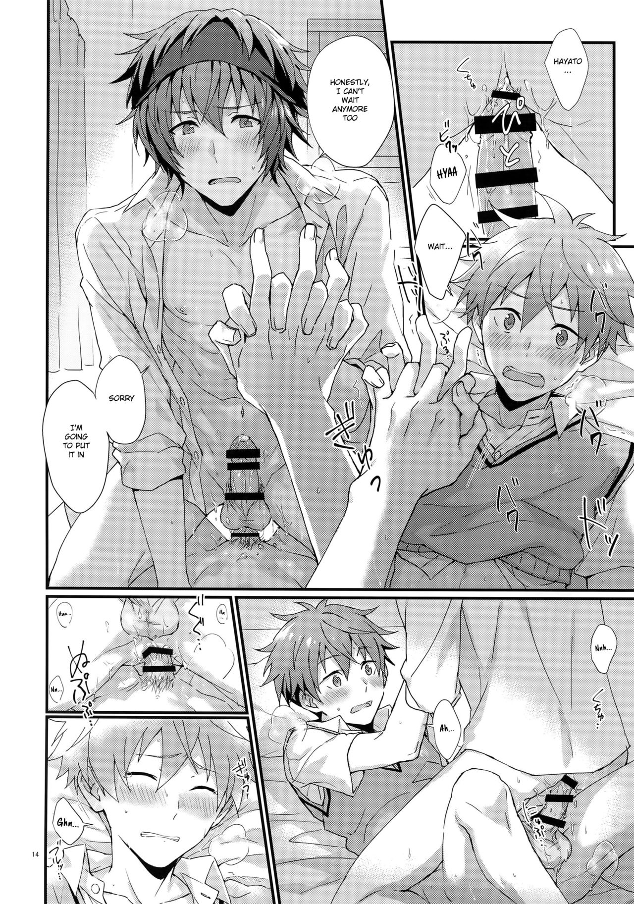 (MIRACLEFESTIV@L!!9) [Rofu Pukaj (Nesou)] Which One's Better? (THE IDOLM@STER SideM) [English] [Anzu] page 13 full