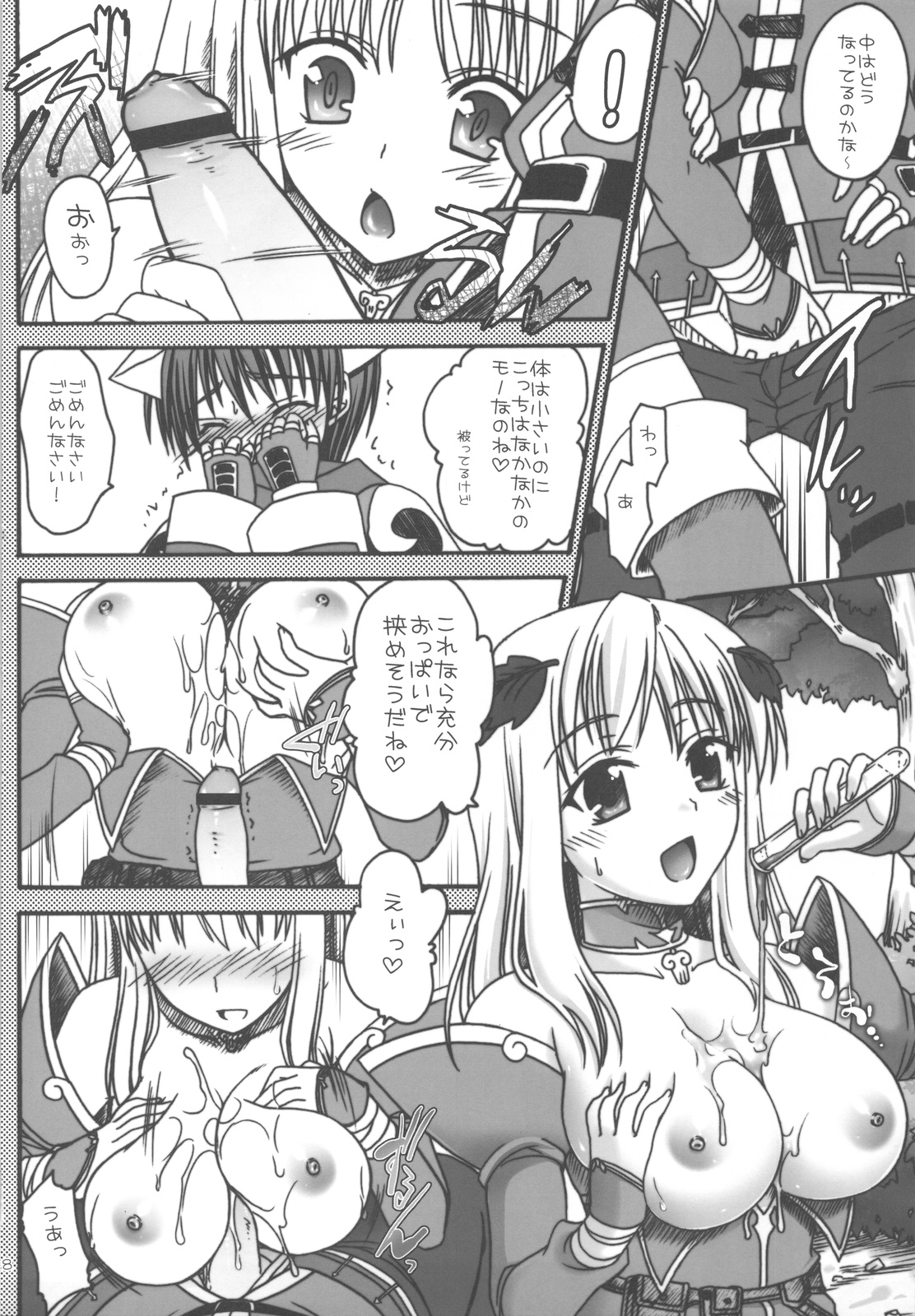 (C75) [Iiwake Gaisya (Shigemiya Kyouhei)] Koori Sara-san to Kaminari Sara-kun. (Fantasy Earth Zero) page 7 full