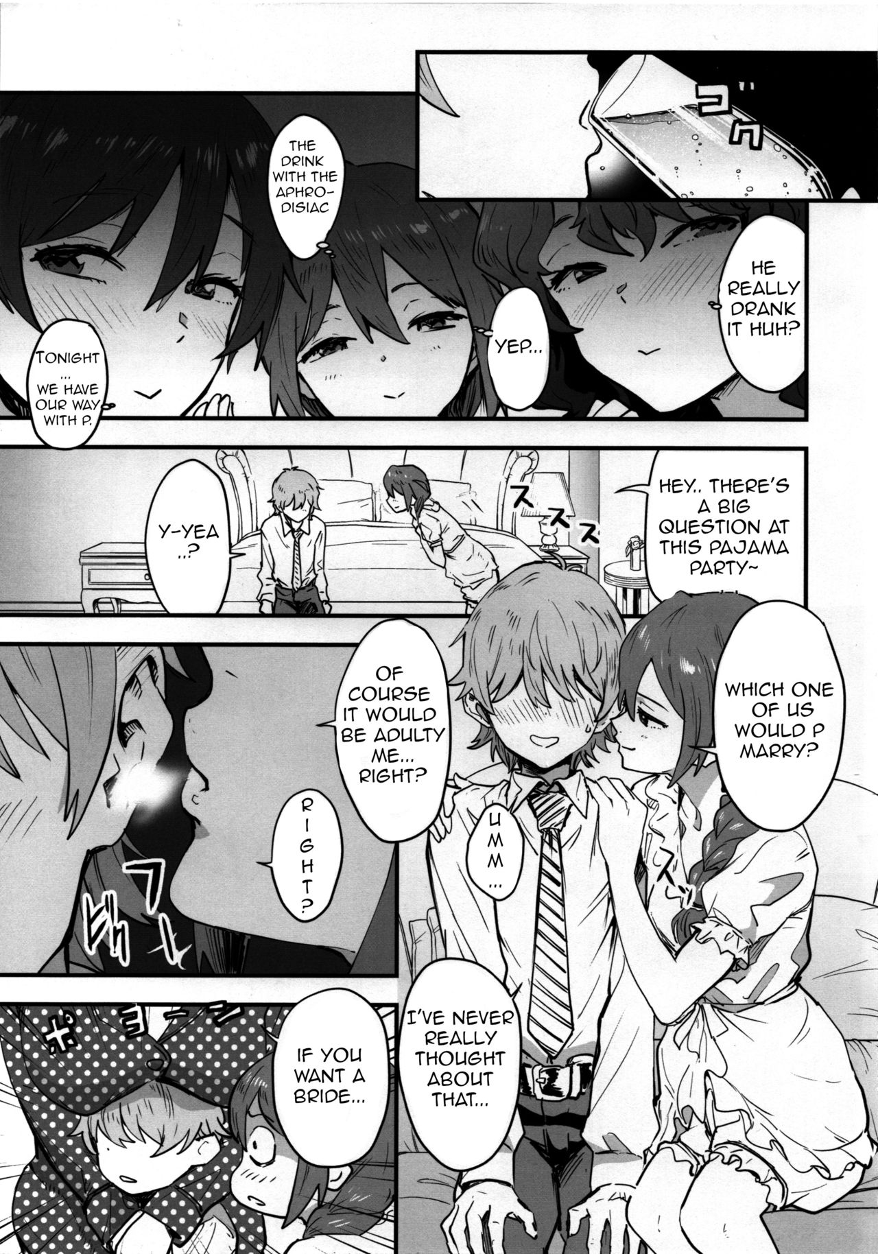 (C96) [Manga Super (Nekoi Mie)] OYOME SAMBA (THE IDOLM@STER MILLION LIVE!) [English] [Benchp] page 4 full