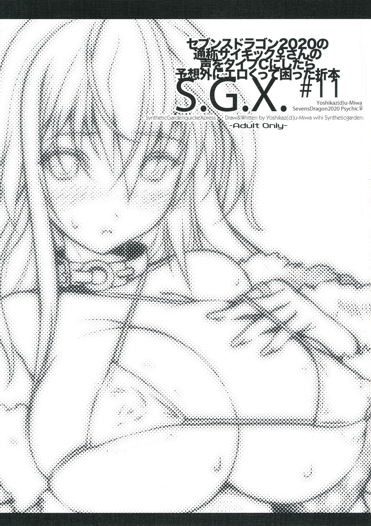 (C81) [Synthetic Garden (Miwa Yoshikazu)] S.G.X. #11 (7th Dragon 2020) page 1 full