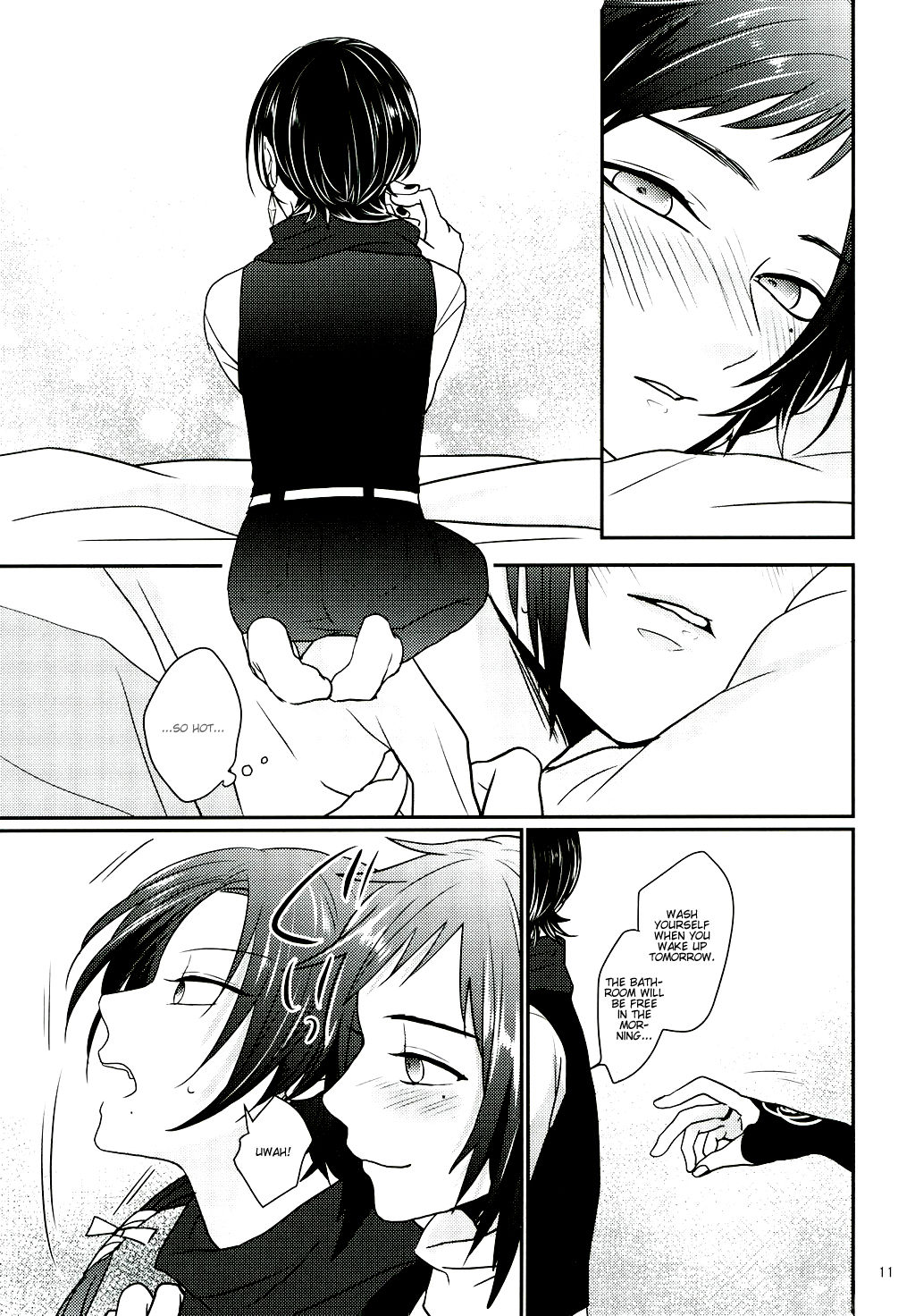 (C91) [glowfly (JULLY)] Koyoi wa Yoi Yoi (Touken Ranbu) [English] [Anmitsu Dojo] page 8 full