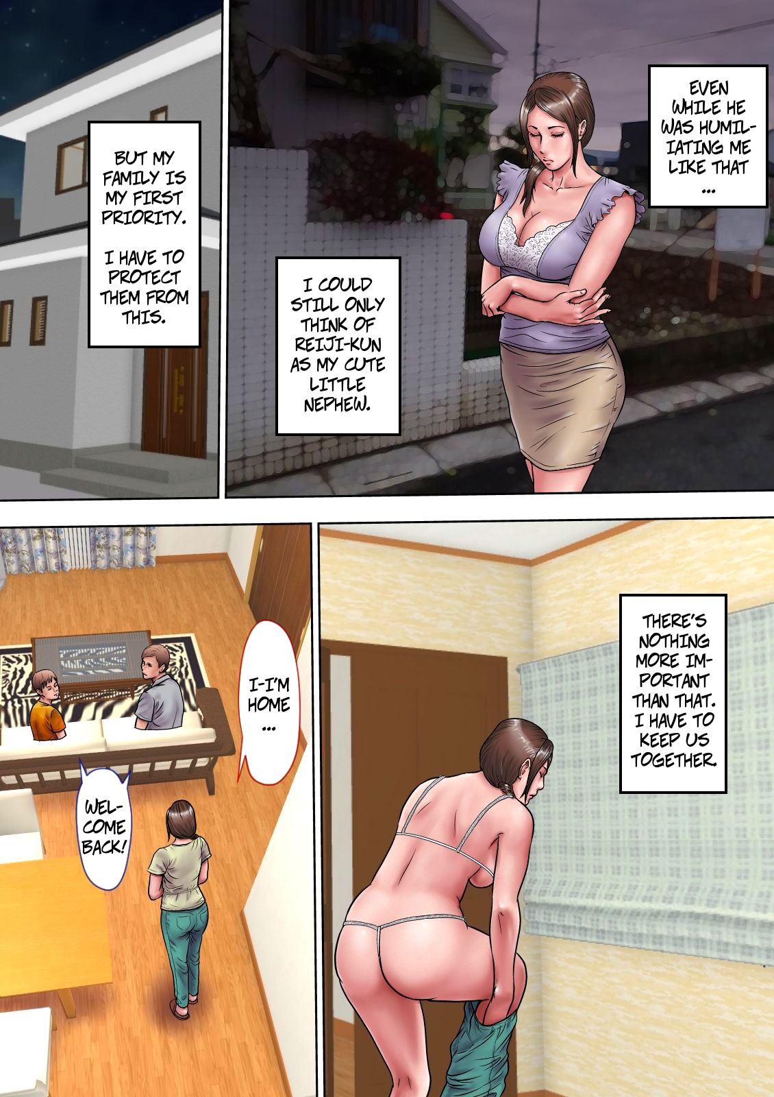 [Milf Shobou] Akogare no Oba o Netoru | Cheating With My Sexy Aunt [English] page 47 full