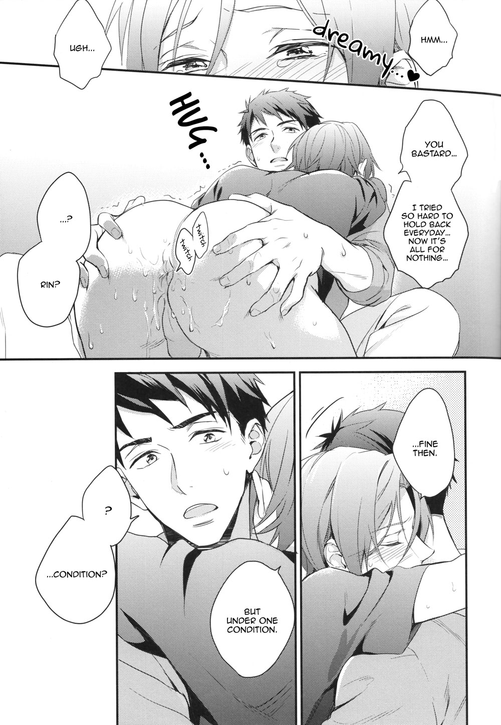 (HaruCC20) [PureSlider (Matsuo)] Sousuke no Kata wa Ore ga Mamoru! | I'll protect Sosuke's shoulder! (Free!) [English] [okaeshi] page 12 full