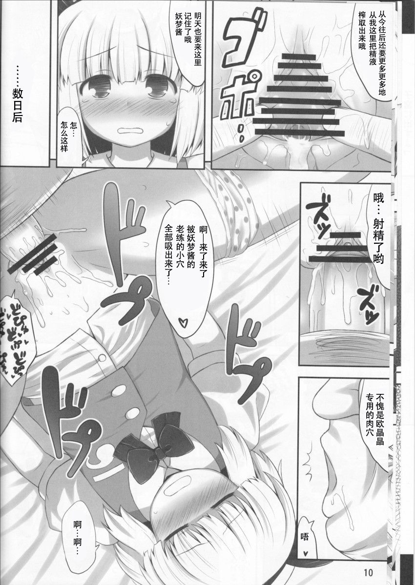 (C78) [Fukutsuu Okosu (Kaiou)] Youpurasu (Touhou Project) [Chinese] [靴下汉化组] page 10 full