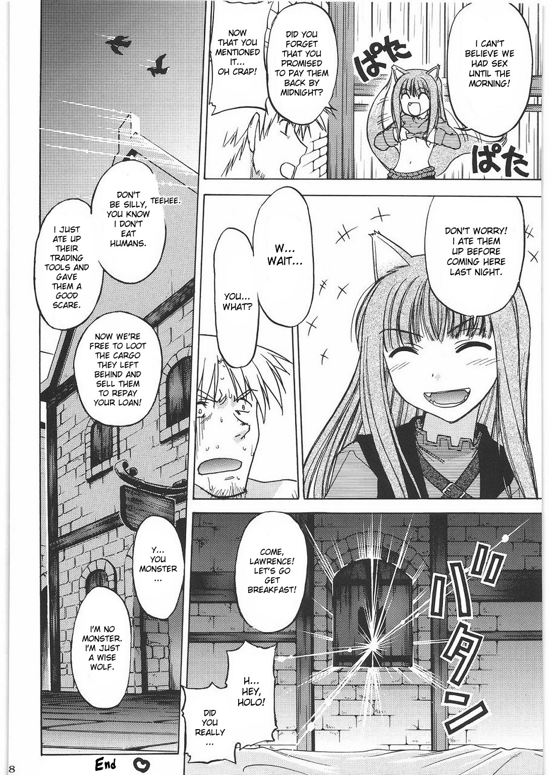 (C76) [Kacchuu Musume (Hisahiko, Shimamoto Harumi)] Smalt Leather (Spice and Wolf) [English] [desudesu] page 27 full