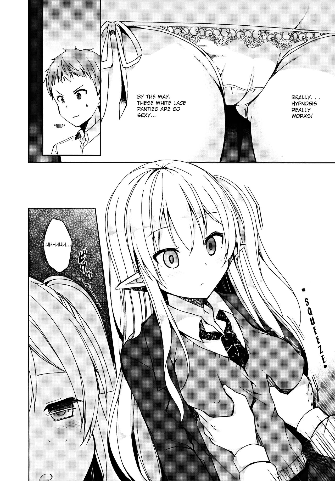 (C97) [moriQ (Mori Airi)] Fujun Ishu Kouyuu Ore to Elf Senpai no Love Love Saimin Seikatsu [English] page 9 full