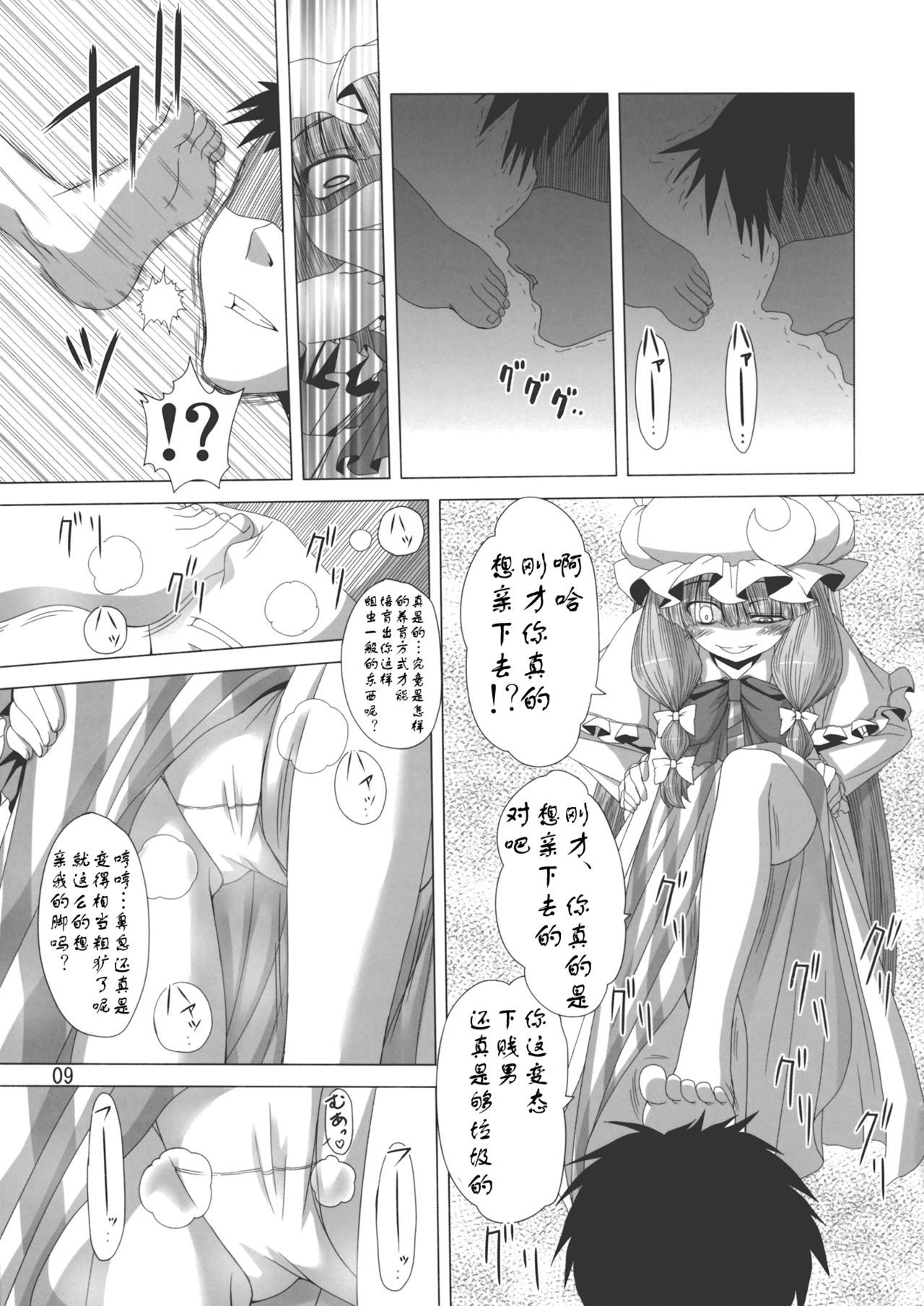 (C79) [Hibiki (Iganseijin)] Patchu+Sato Ni Jitome de Mikudasareru Hon (Touhou Project) [Chinese] [靴下汉化组] page 11 full