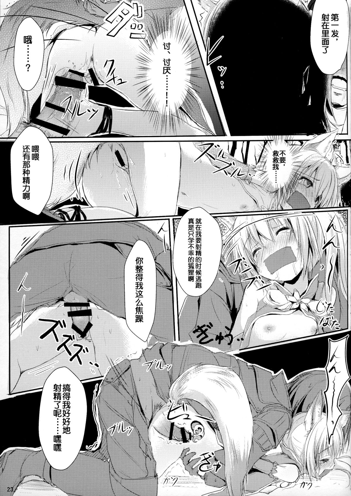 [Mirukomi (PRIMIL)] Human wa Erin-chan ni Hidoi Koto Shitai yo ne - ELIN's the best - (TERA The Exiled Realm of Arborea) [Chinese] [无毒汉化组] page 22 full