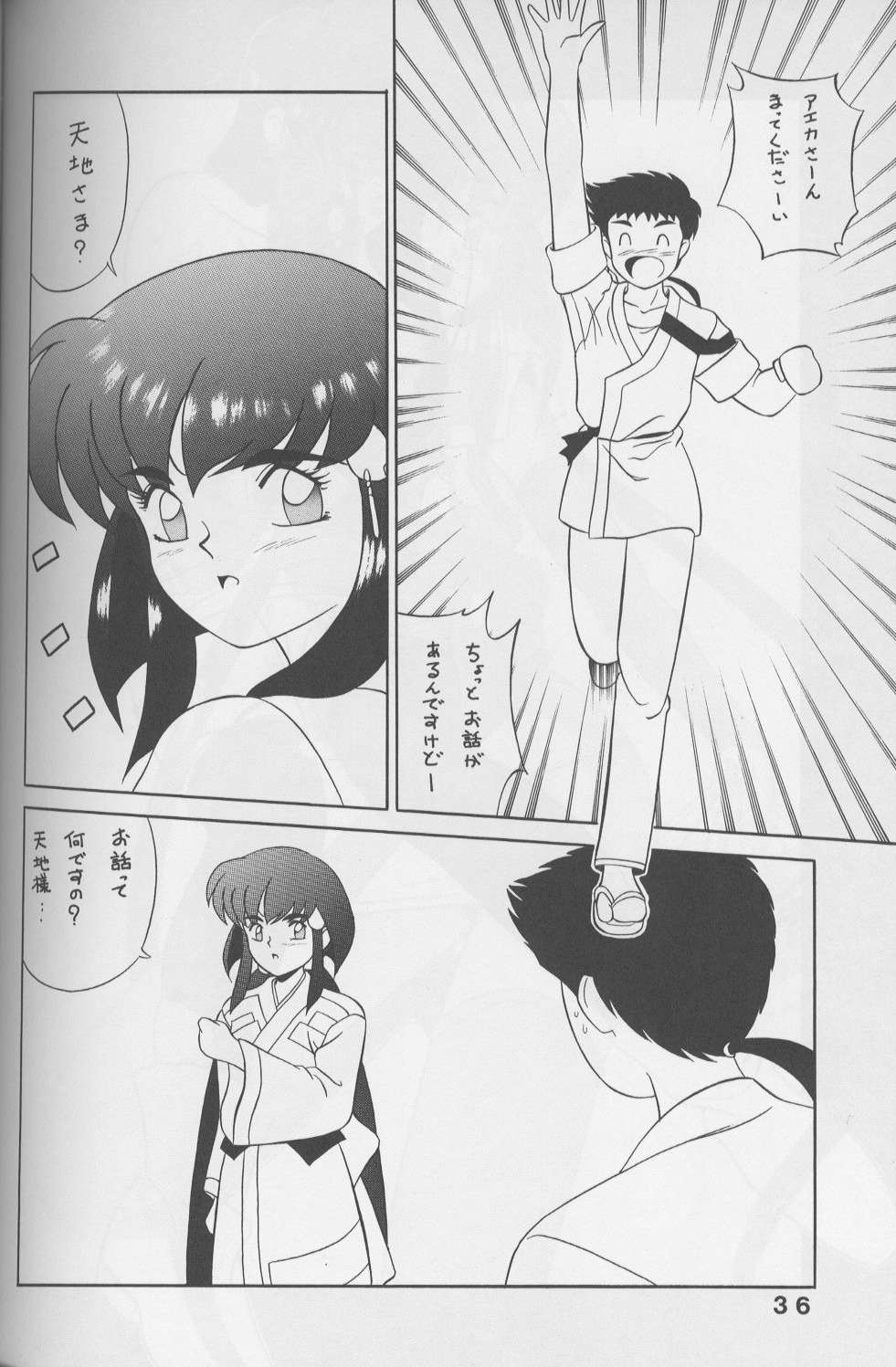 (CR17) [Hanayashiki (Hanayashiki)] Hiruandon (Tenchi Muyou!) page 35 full