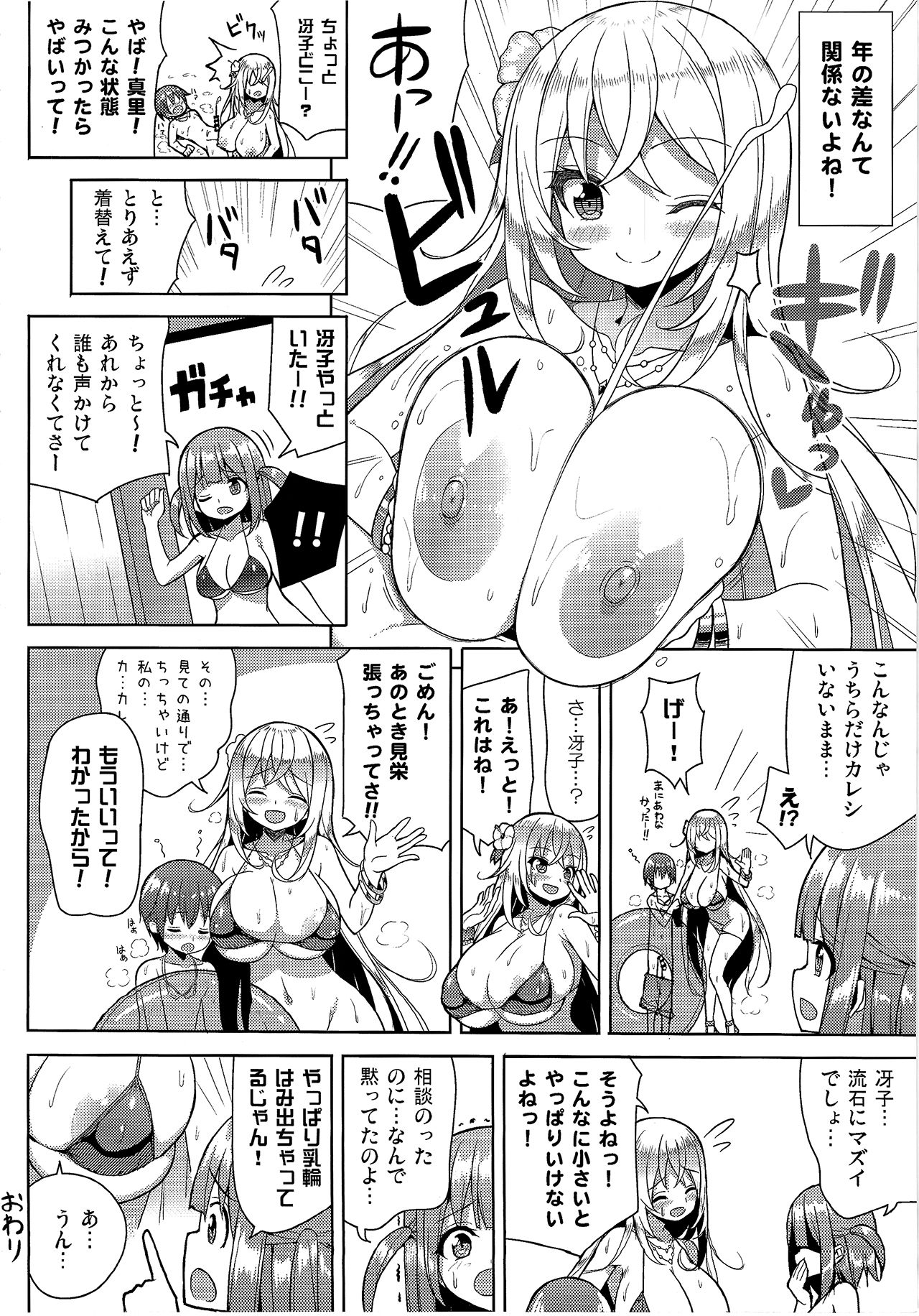 (C95) [Othello Ice (shuz)] Ikenai Bikini no Onee-san 2 page 23 full