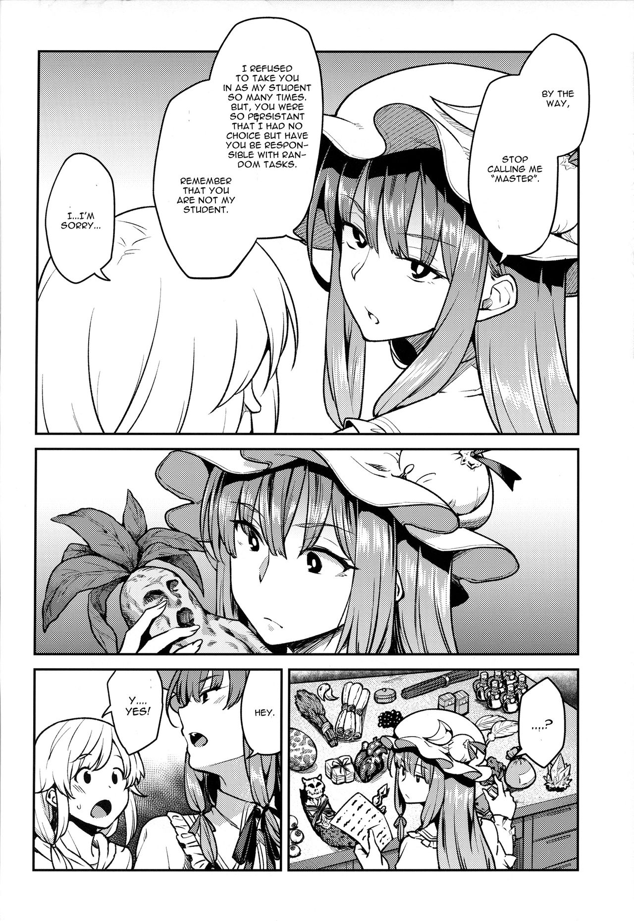 (C91) [Hirojuu Renshuuchou (Hiroya)] Patchouli-sama to (Touhou Project) [English] [CGrascal] page 3 full