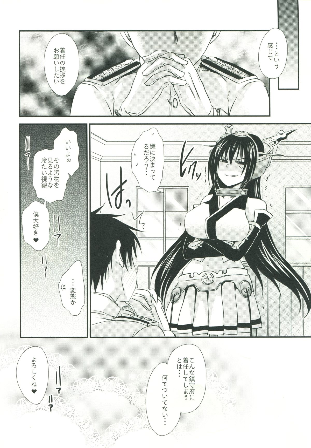 (C87) [Uniya (Shinonome Ryu)] Nagato-san×Usagi-chan (Kantai Collection -KanColle-) page 15 full