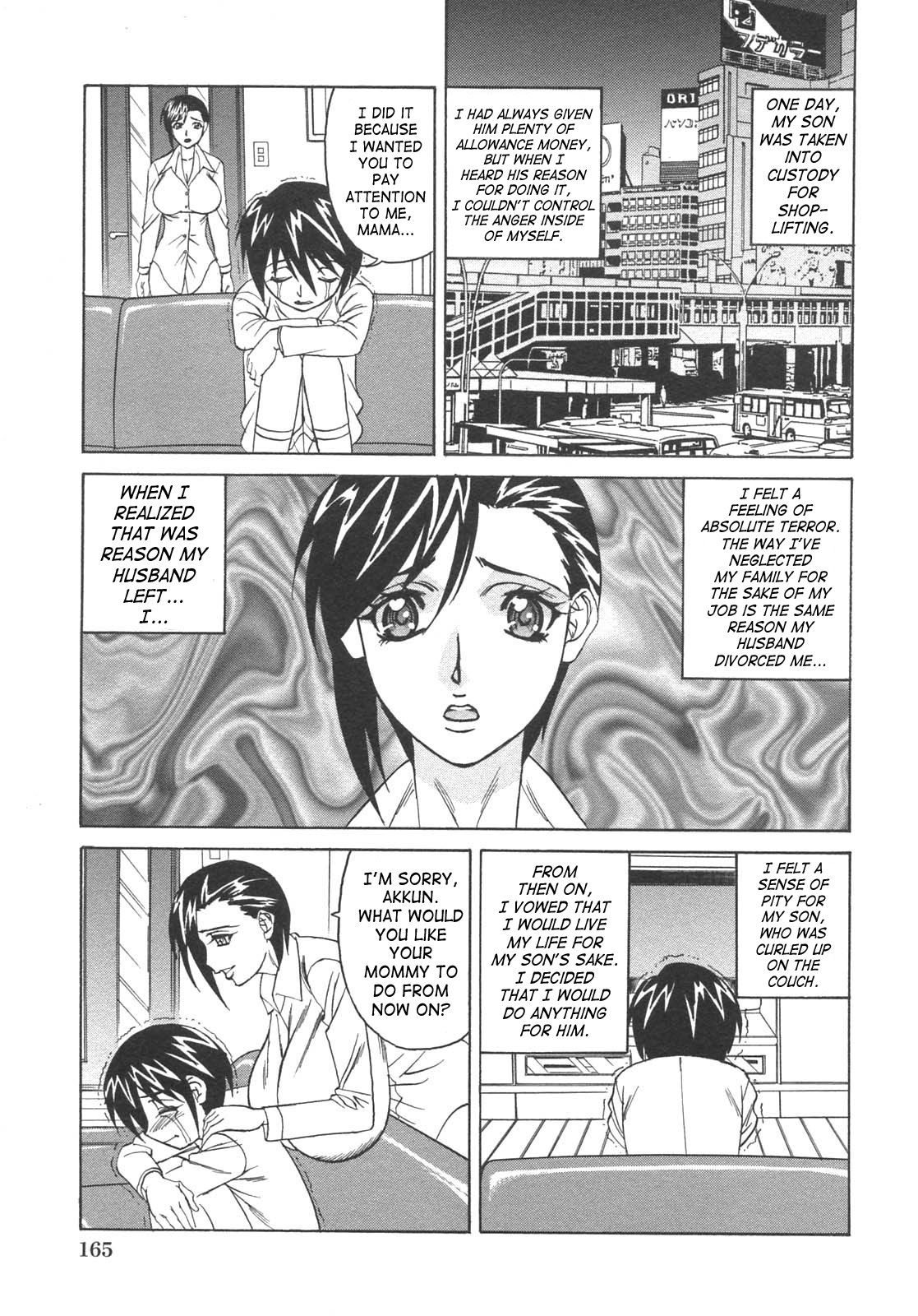[Yamamoto Yoshifumi] Inbo Ninshin Soukan | Lewd Mother Pregnant Adultery (Boshi Boukan 3) [English] [SaHa] page 9 full