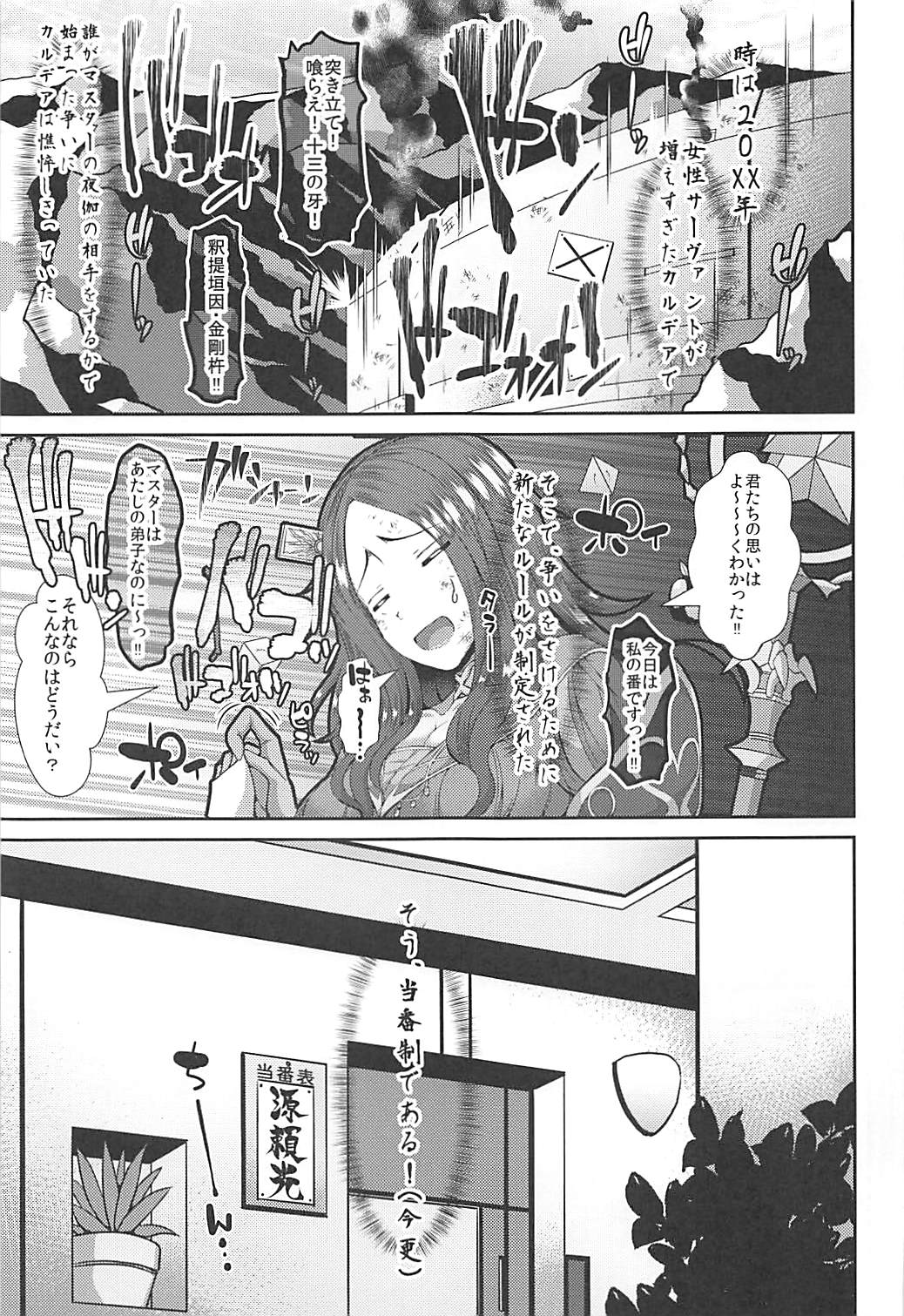 (C93) [Deastim (Unadon)] Chaldea SEX Rotation (Fate/Grand Order) page 4 full