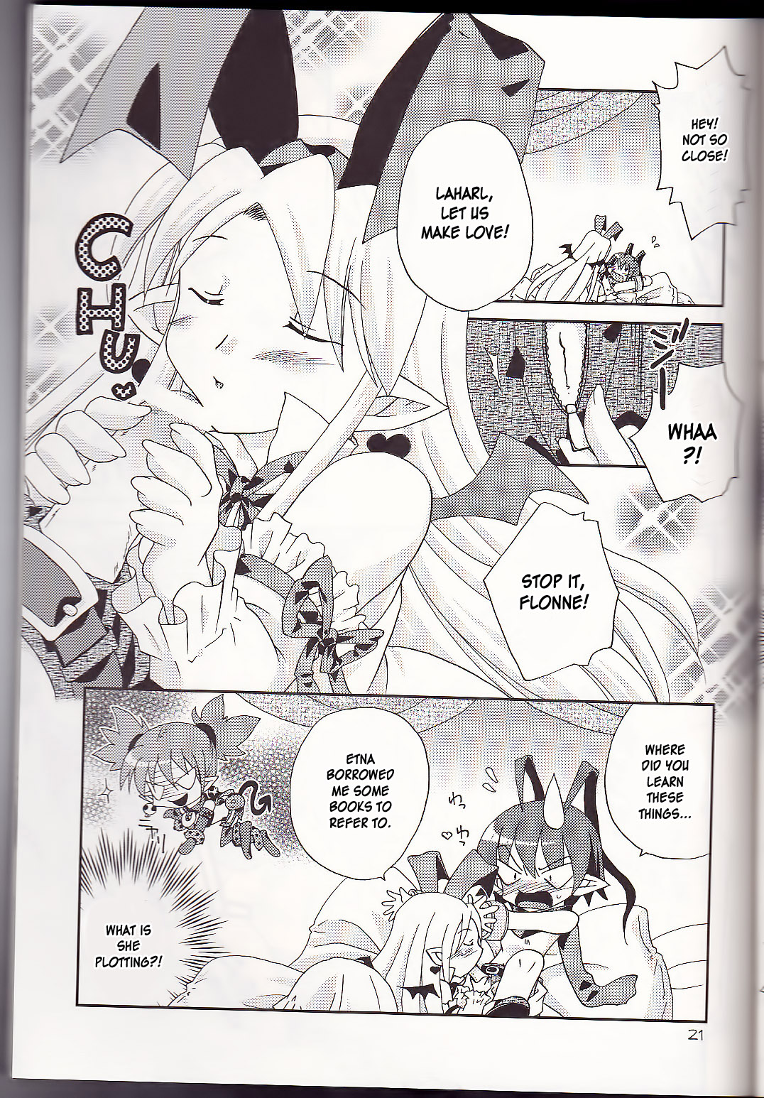 (SC32) [Hebi Ichigo (Umihoshi Minori)] Hi-me-go-to (Disgaea) [English] {desudesu} page 21 full