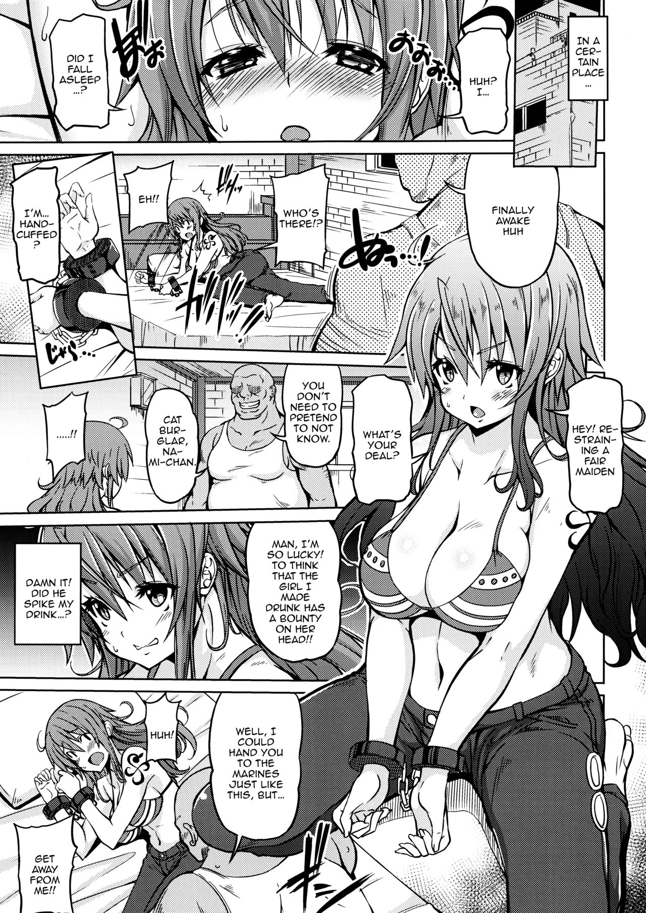 (C93) [BRAVE HEART petit (KOJIROU!)] Kaizoku Kyonyuu | The Big Breasted Pirate (One Piece) [English] {Doujins.com} page 4 full