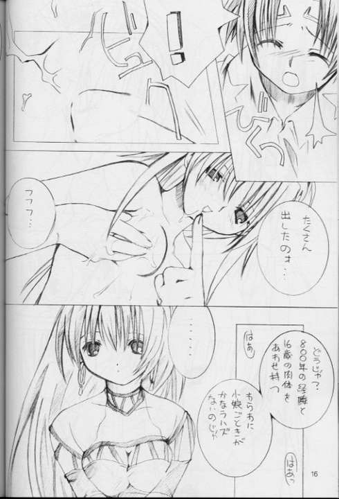 (CR27) [Pink no Chao! (Shikage Nagi)] Tsuki no Mayu (Gensou Suikoden II) page 15 full