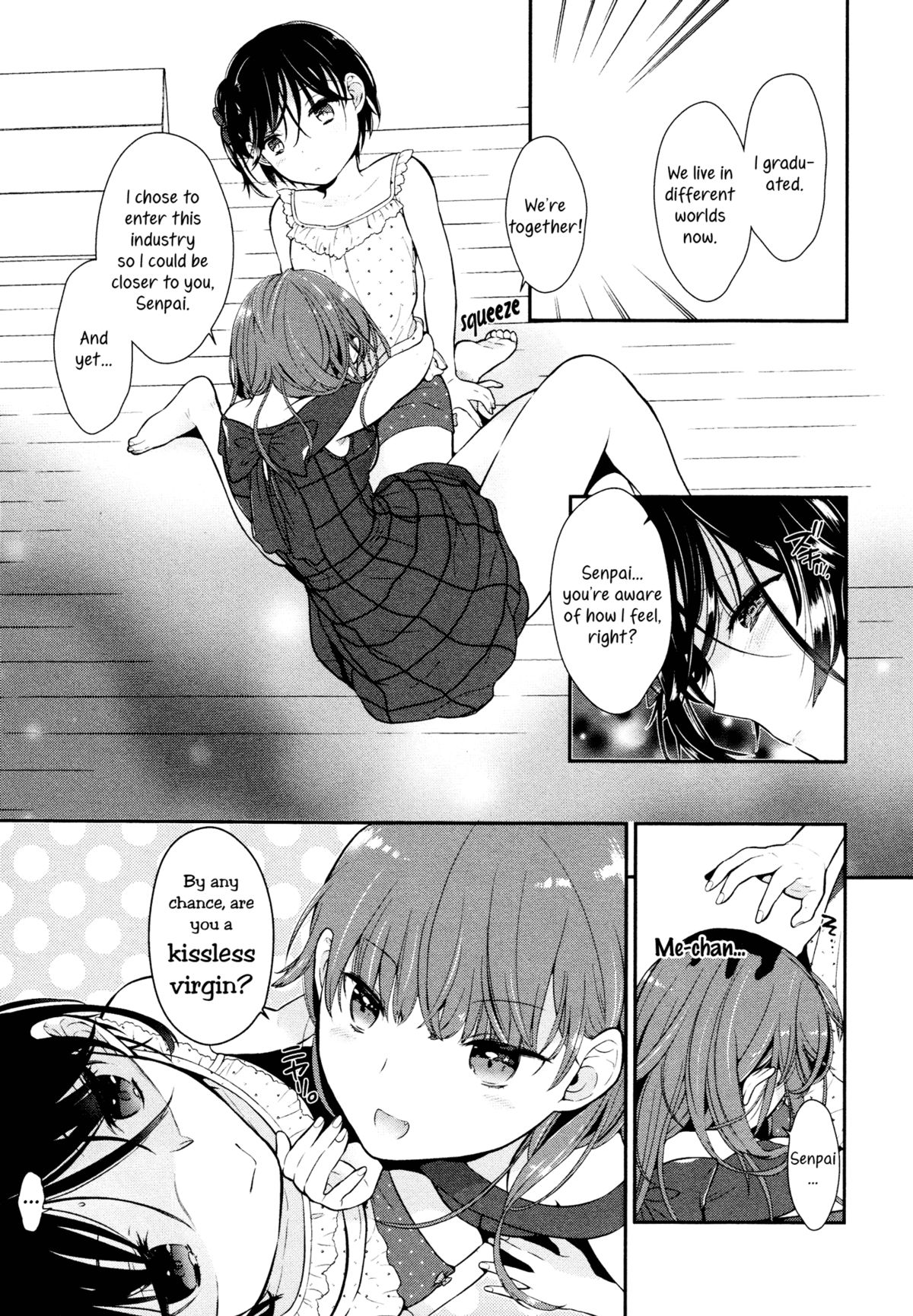 [Gunnousa] Senpai to Watashi | Senpai and Me (Mebae Vol. 2 - Vivid Girls Love Anthology) [English] [Yuri-ism] page 5 full