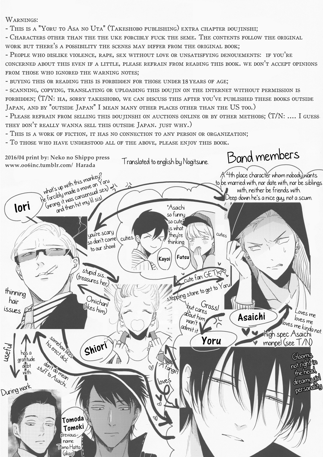 [Paraiso (Harada)] Aru Otoko no Higeki (Yoru to Asa no Uta) [English] [Nogitsune] page 4 full