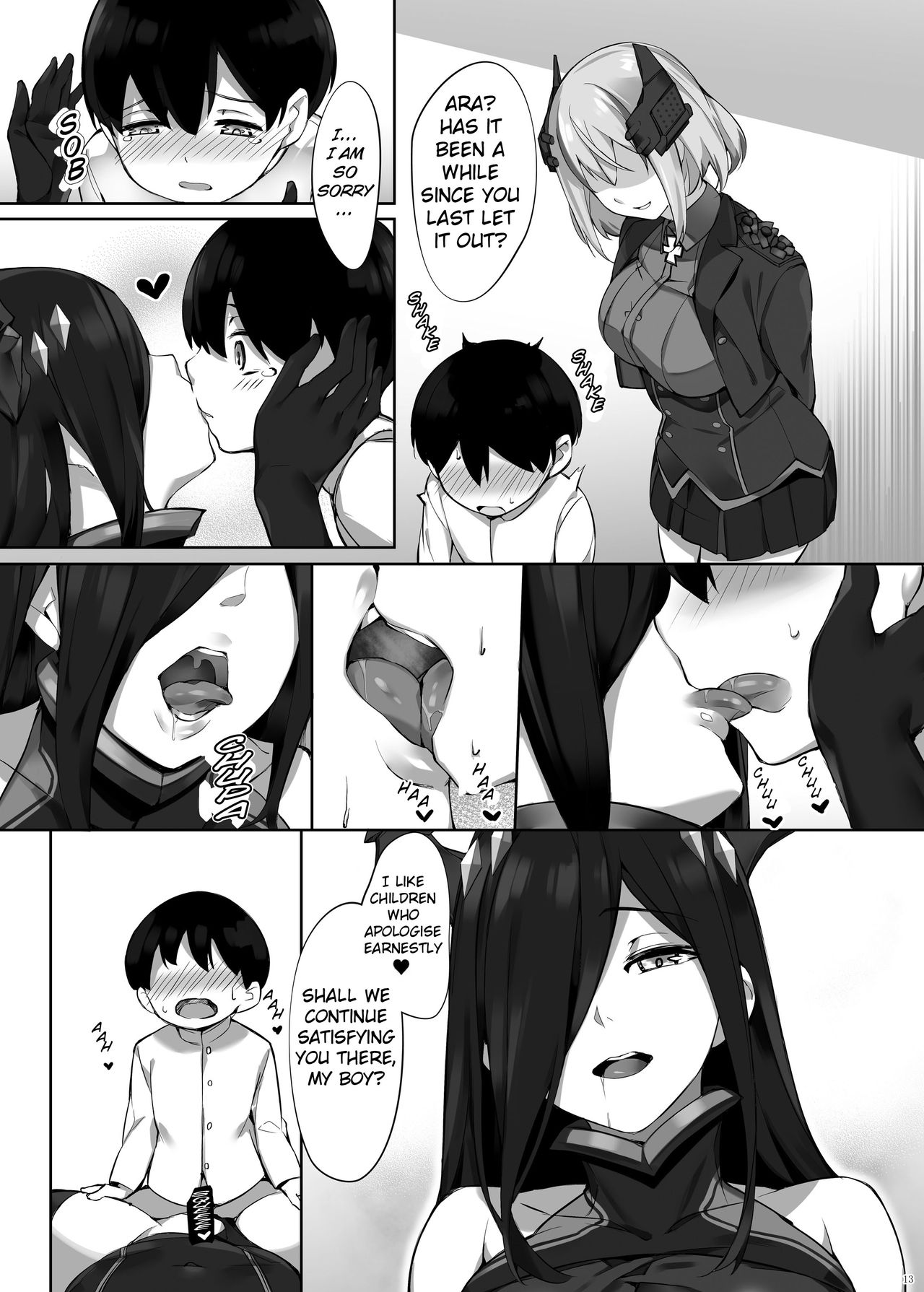 [Salt Choc (Naha 78)] Friedrich no Shota Ama Haha Indeki | Friedrich's Motherly Spoiling of a Shouta (Azur Lane) [English] [Mysfruarna] [Digital] page 13 full