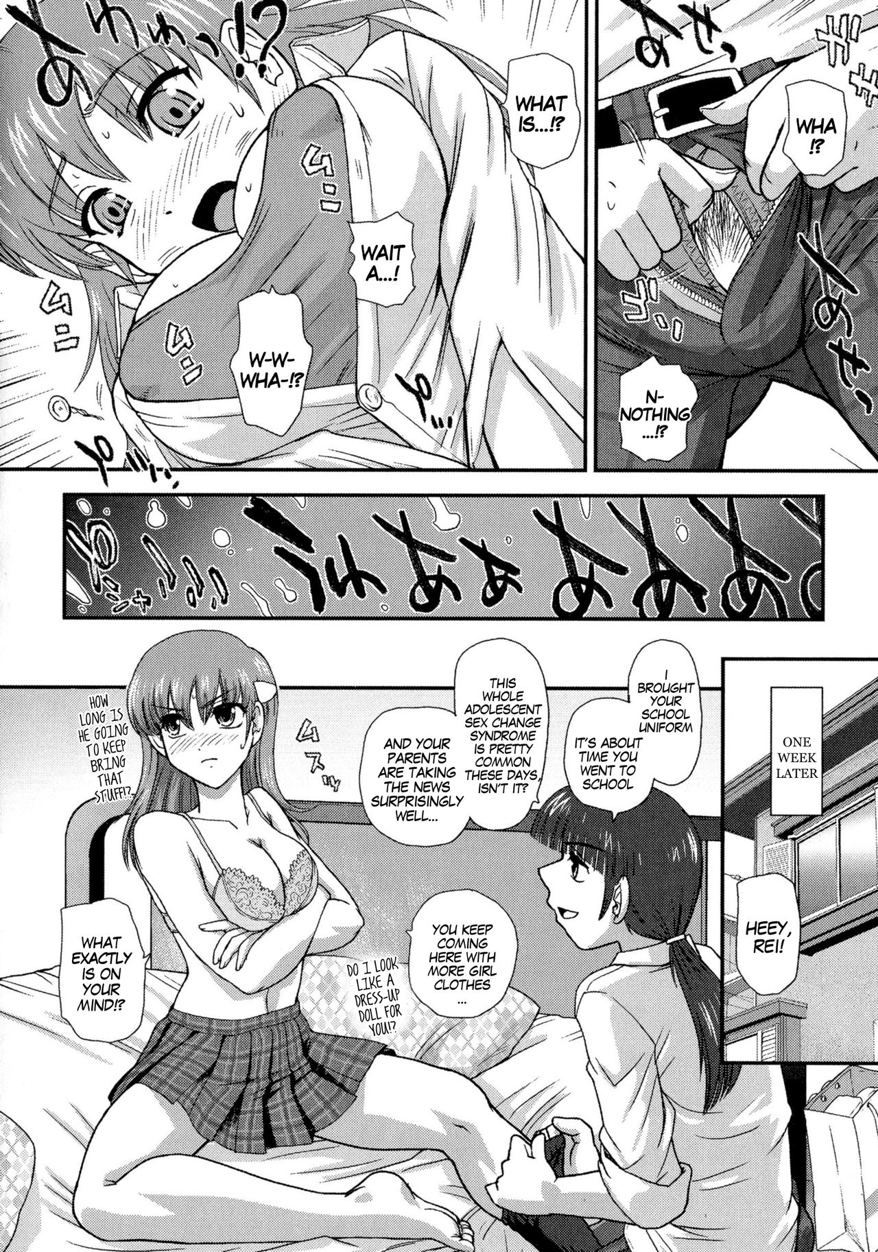 [Dulce-Q] A lesson In Being A Girl (Nyotaika Dynamites 2) [English] [gender.tf] page 2 full