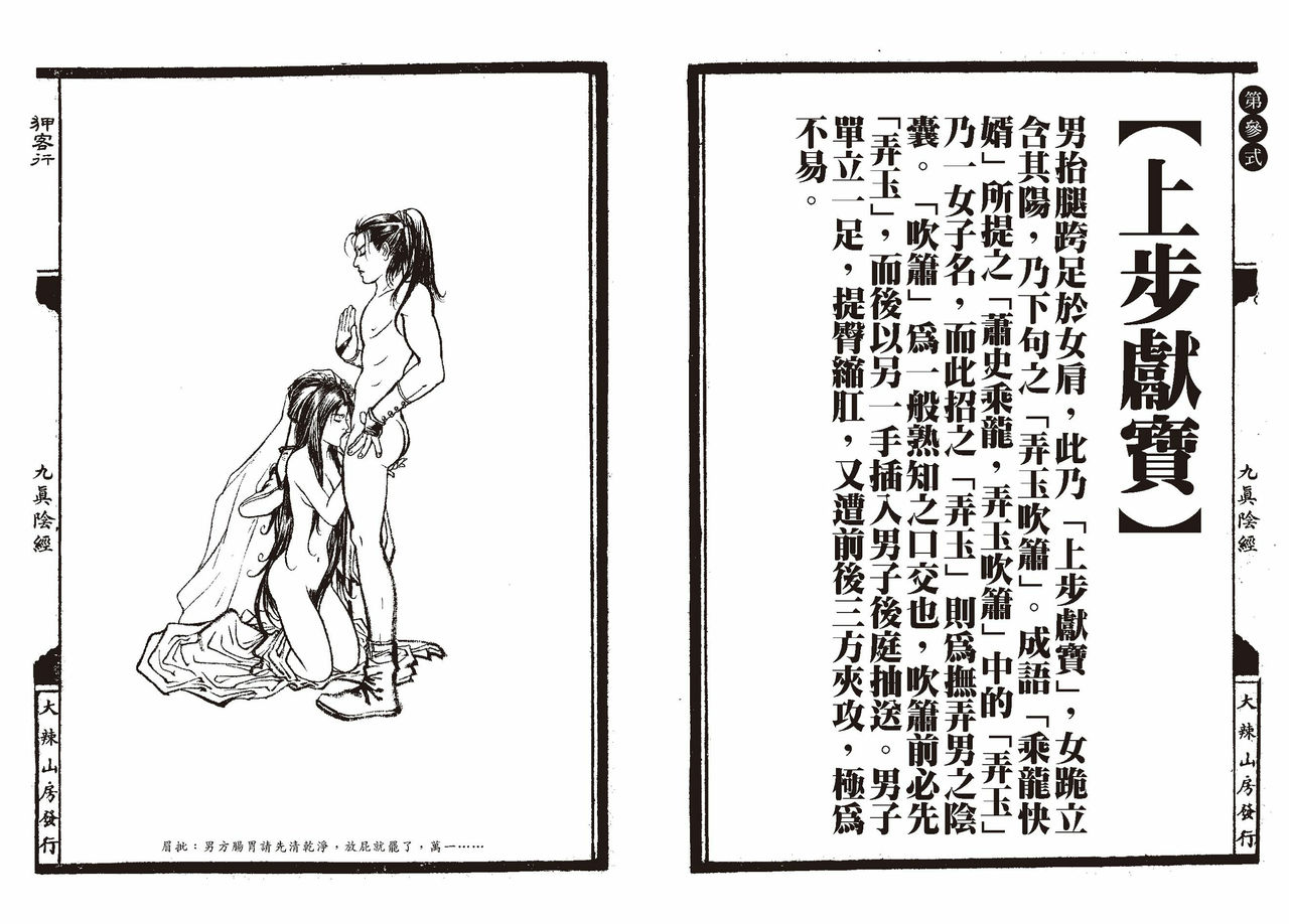 [MAIRENJIE]Sex-files of Chinese Swordsmen-nine true Penises | 狎客行-九真陰經 page 6 full