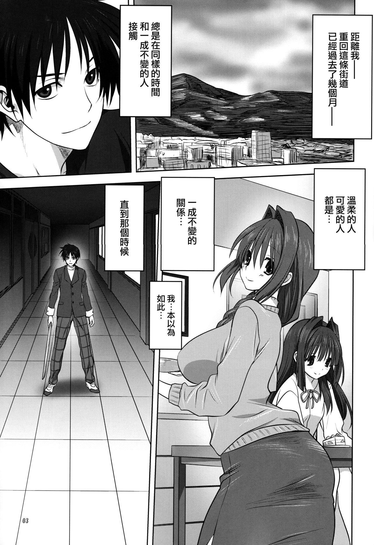 (C90) [Mitarashi Club (Mitarashi Kousei)] Akiko-san to Issho 18 (Kanon) [Chinese] [无毒汉化组] page 3 full