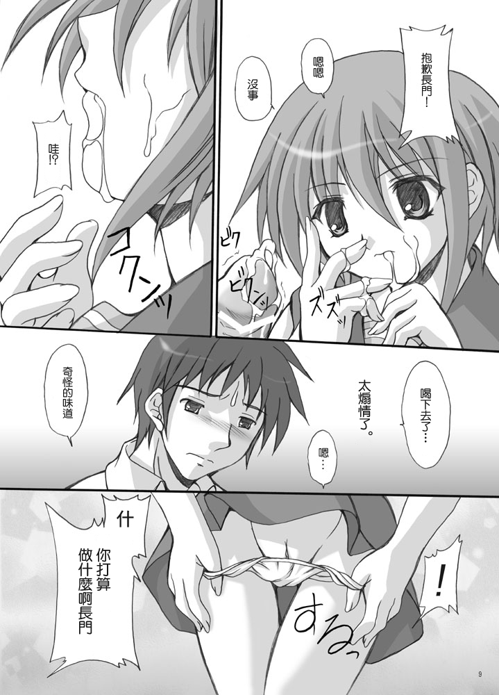 (C70) [FASTEST LAP (Mio)] Verification (The Melancholy of Haruhi Suzumiya) [Chinese] [零食汉化组] page 8 full