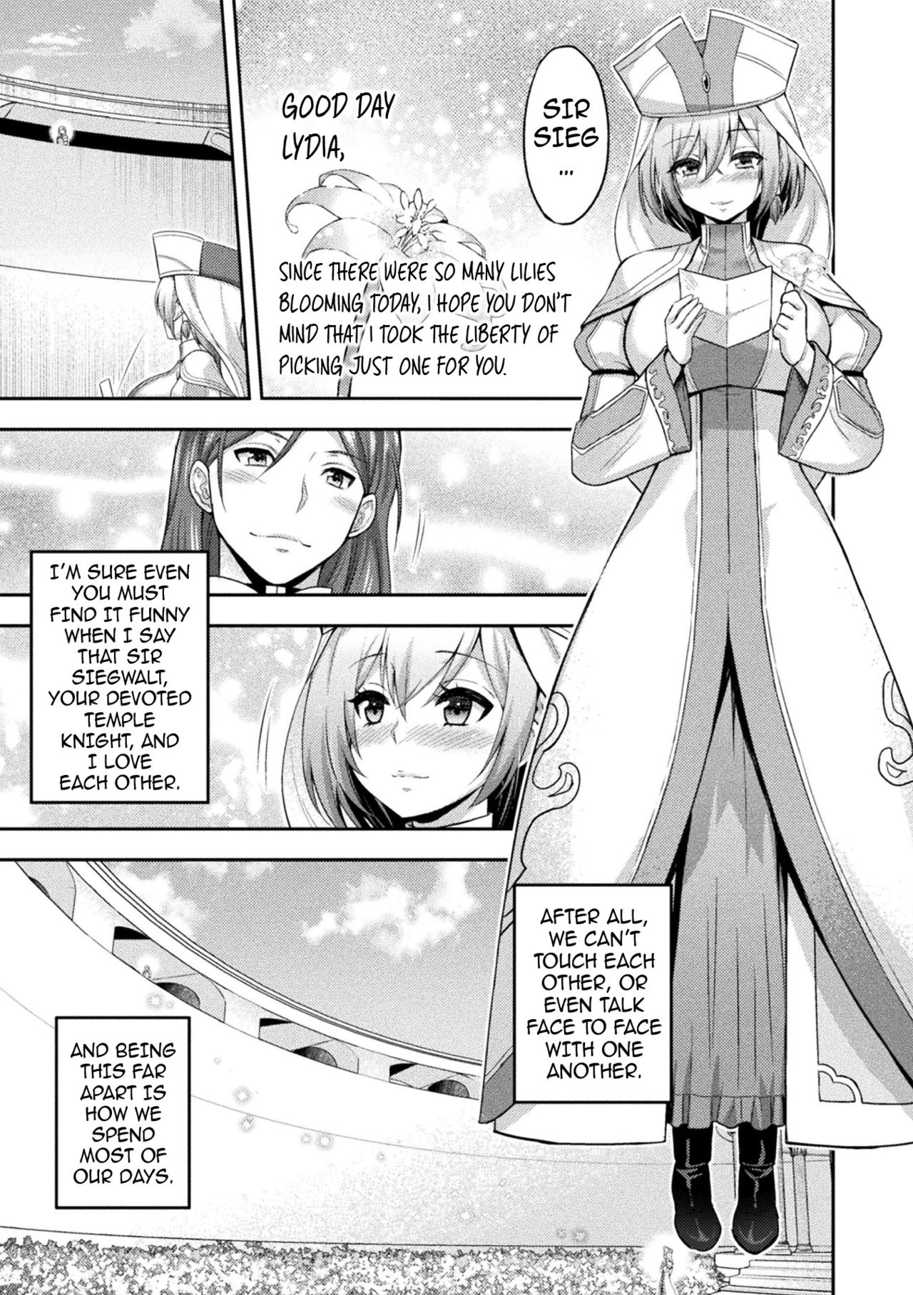 [Yamada Gogogo] ERONA2 Orc no Inmon ni Modaeshi Miko no Nare no Hate Ch 1 (Kukkoro Heroines Vol. 5) [English] {darknight} [Digital] page 4 full
