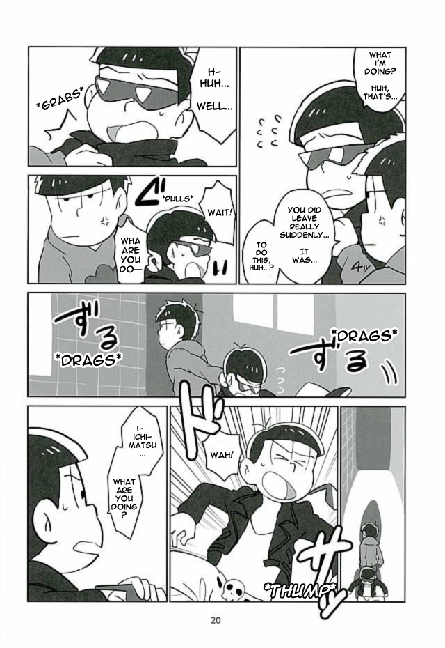 (6tsugo no Tamashii Forever) [OK-2 (Shiriana Doriru)] Uchi no Jinan wa Doutee Hishojo (Osomatsu-san) [English] [Rapinii] page 18 full