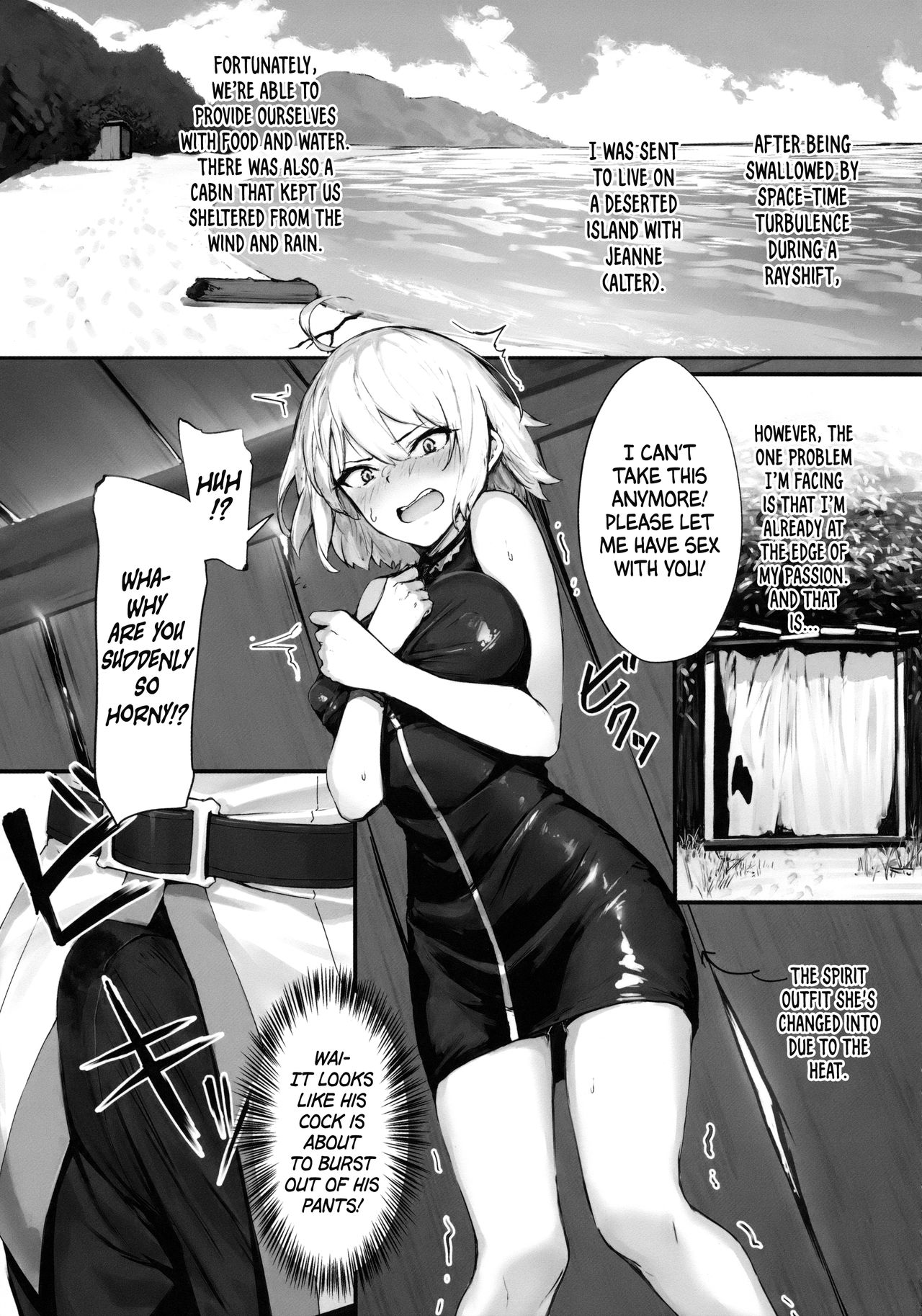 (C94) [PYZ/MARC (Pyz)] Jeanne to Nakayoshi Mujintou Seikatsu | My daily life on an uninhabited island with Jeanne. (Fate/Grand Order) [English] page 4 full