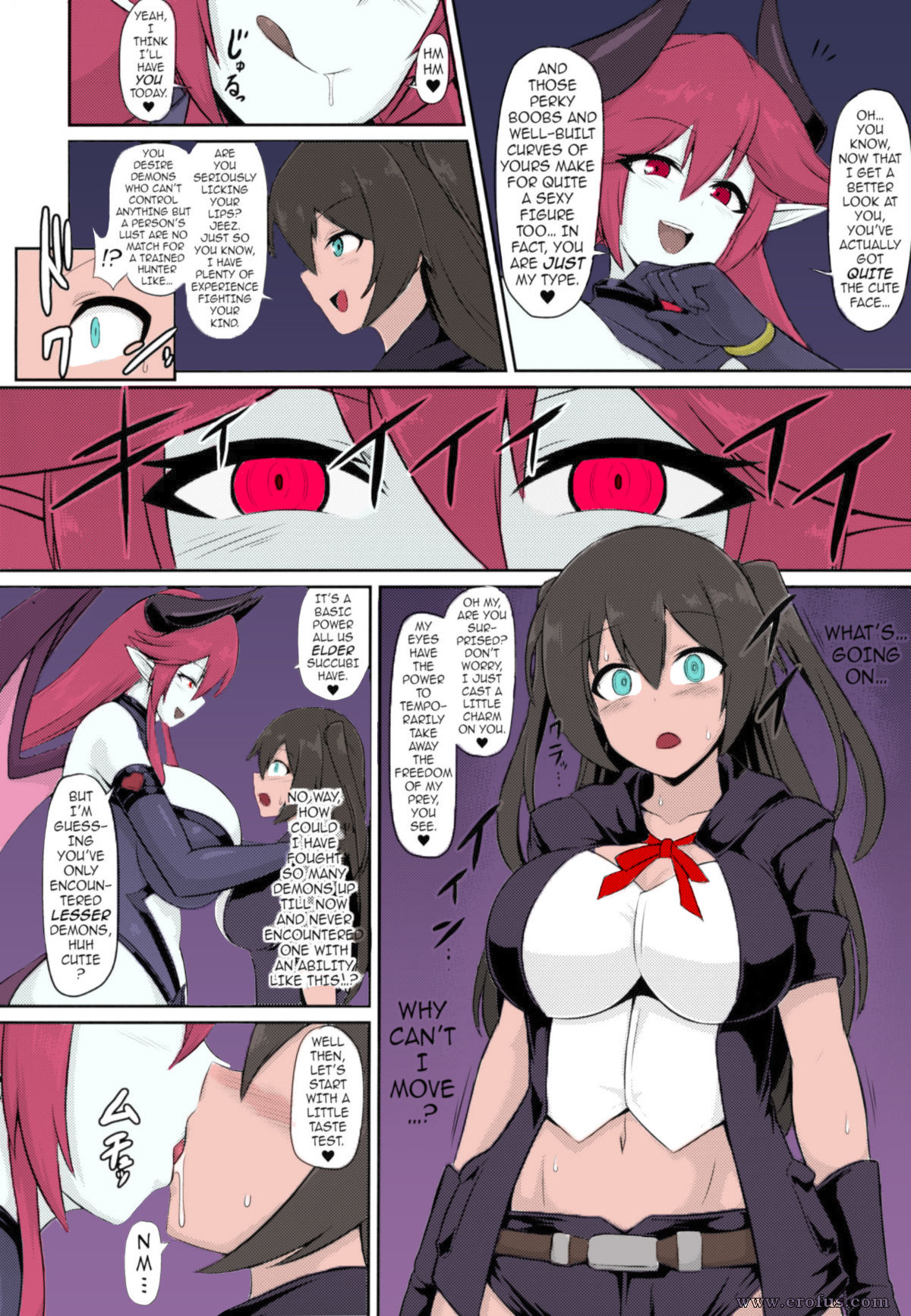 A Lesbian Succubu´s Lust Crest Pleasure Training - COLOR- Ongoing page 3 full