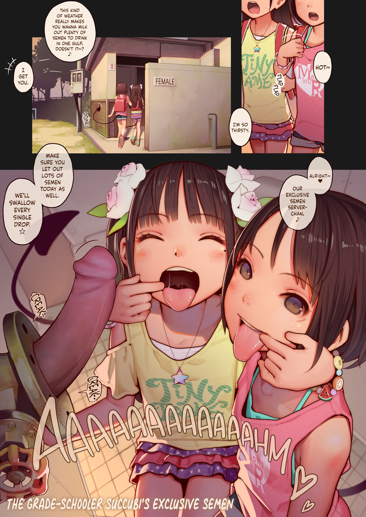[MonsieuR (MUK)] Tiny Evil chans! 2 -Mujaki de Zankoku na Shoujo-tachi no Ecchi na Tanpenshuu- [English] {Hennojin} [Decensored] [Digital] page 5 full