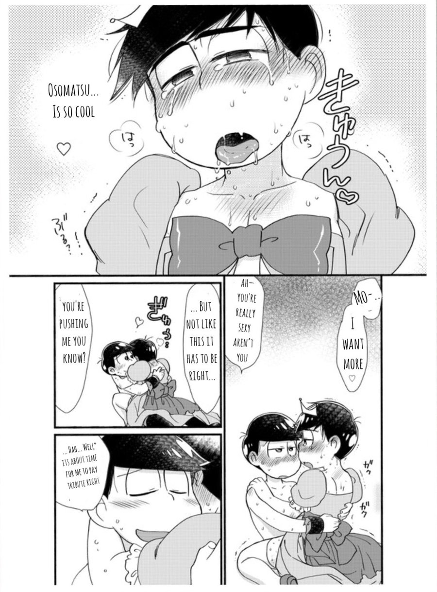 (Osoroi no Koi dakara 2) [MatsuCha. (Maccha)] Ouji-sama! Chou Nigete! | Prince! Hurry and Run! (Osomatsu-san) [English] page 22 full