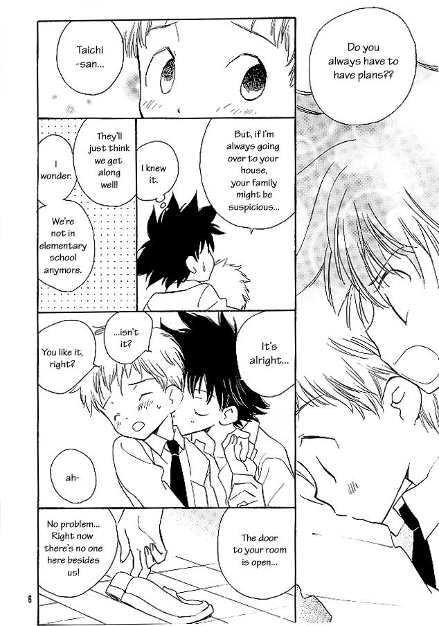 [SUMMER CHILD (Gin Kemeko)] Magic Mirror Kiss (Digimon Adventure) [English] [lelenaa] page 5 full