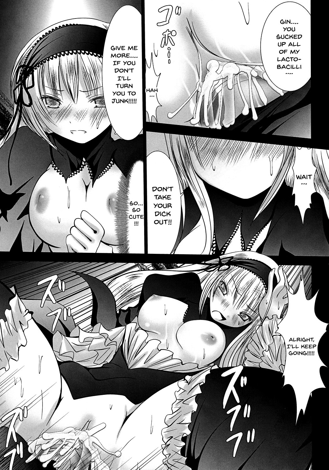 (SUPER16) [Kaitsushin (Namamo Nanase)] Gin-sama Haramase | Get Me Pregnant Gin-sama (Rozen Maiden) [English] {Doujins.com} page 17 full